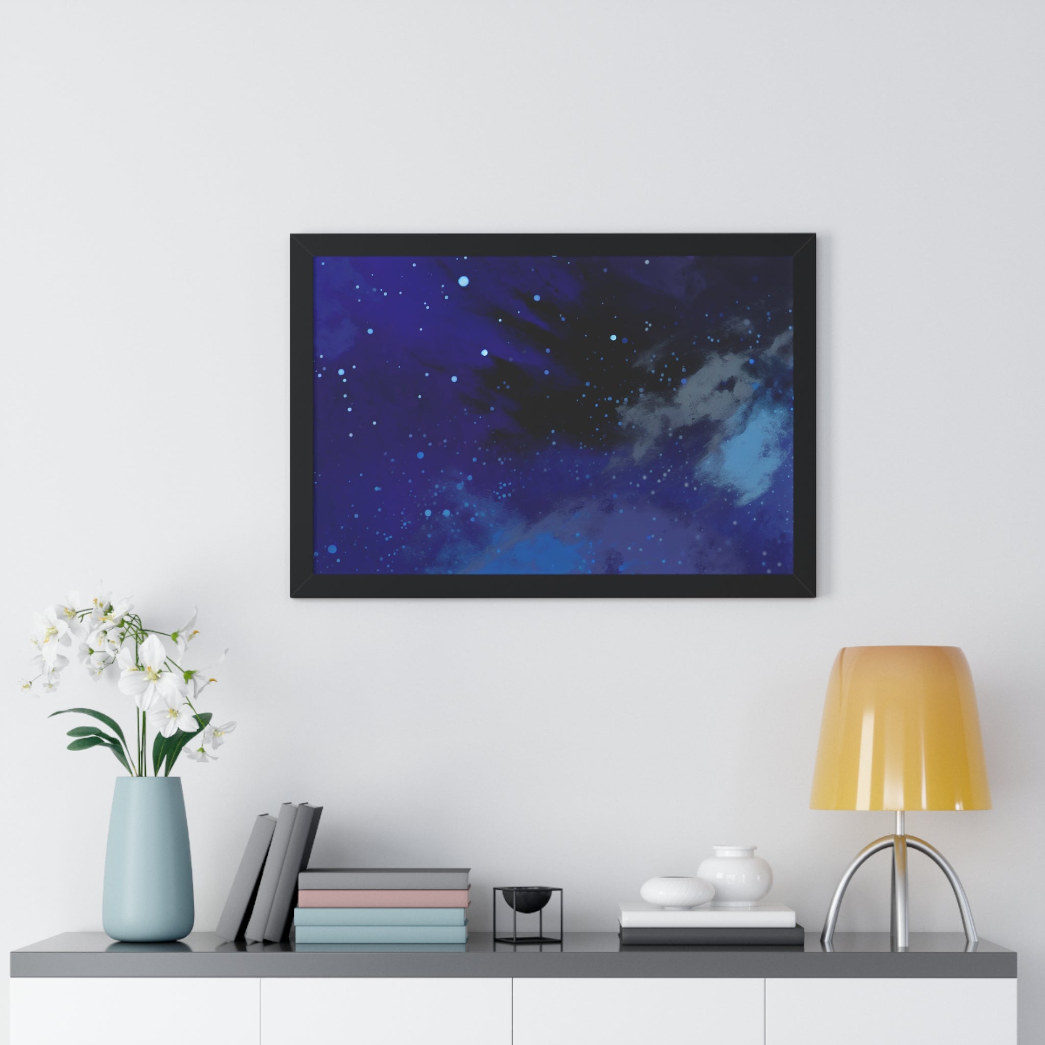 Ethereal Celestial Whirlwind | Framed Print