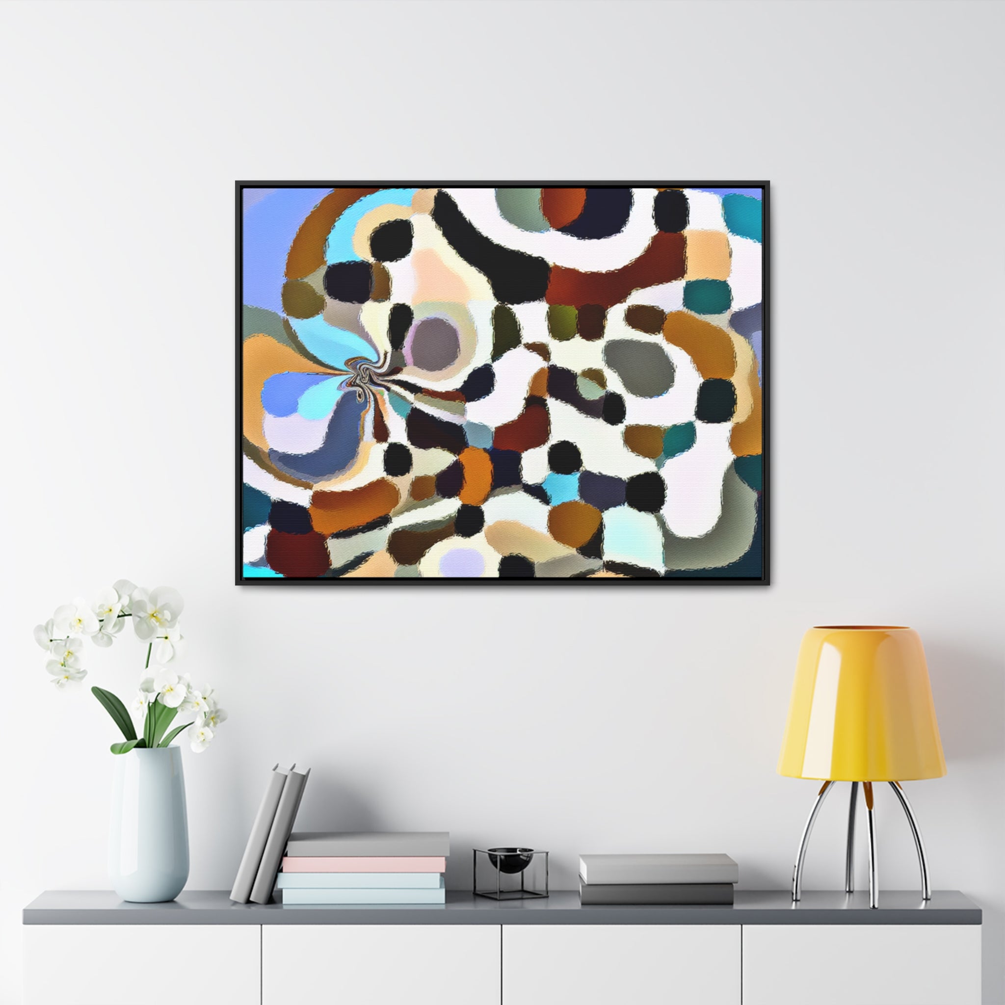 Whispers of Vibrant Dreams | Framed Canvas