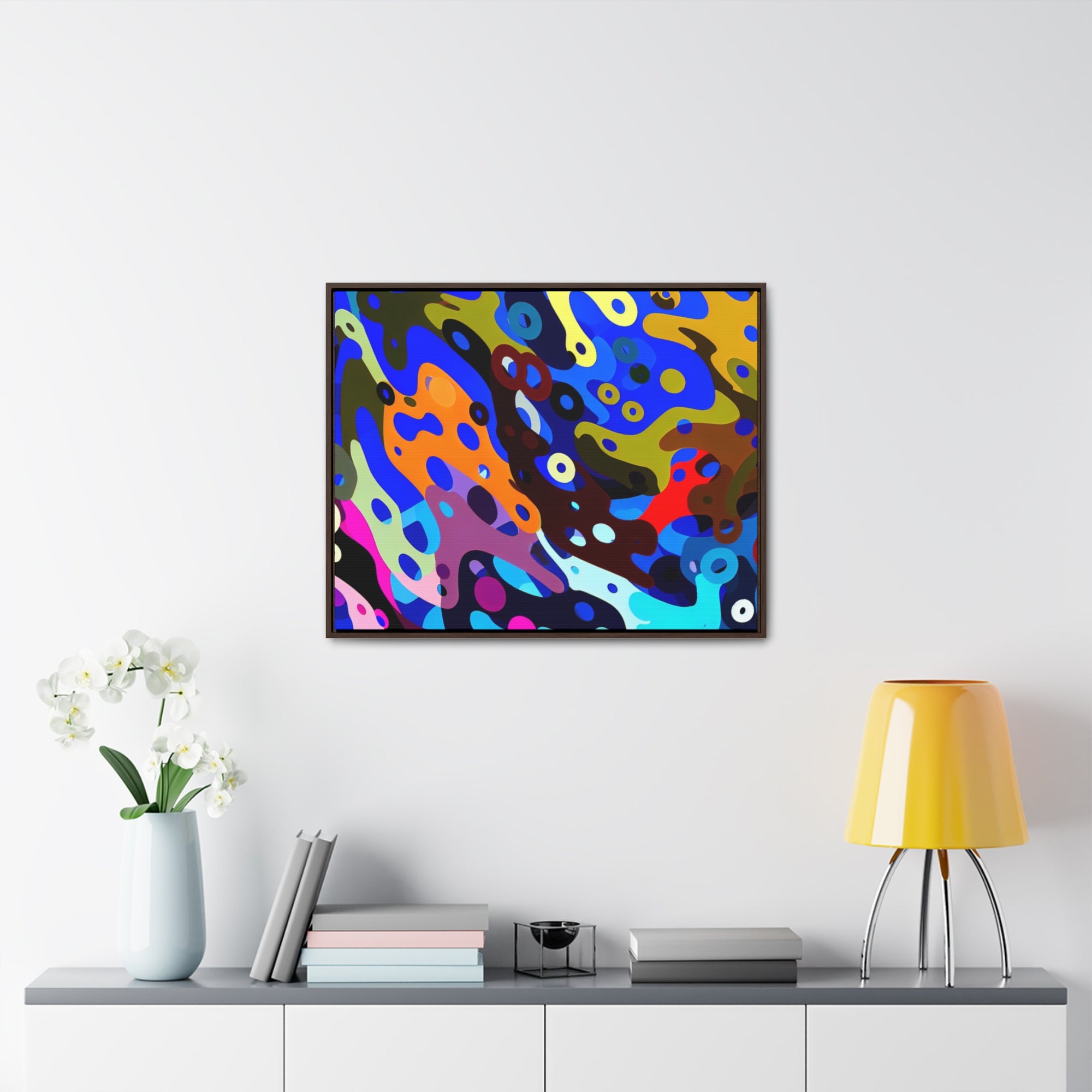 Anime Symphony in Color | Framed Canvas