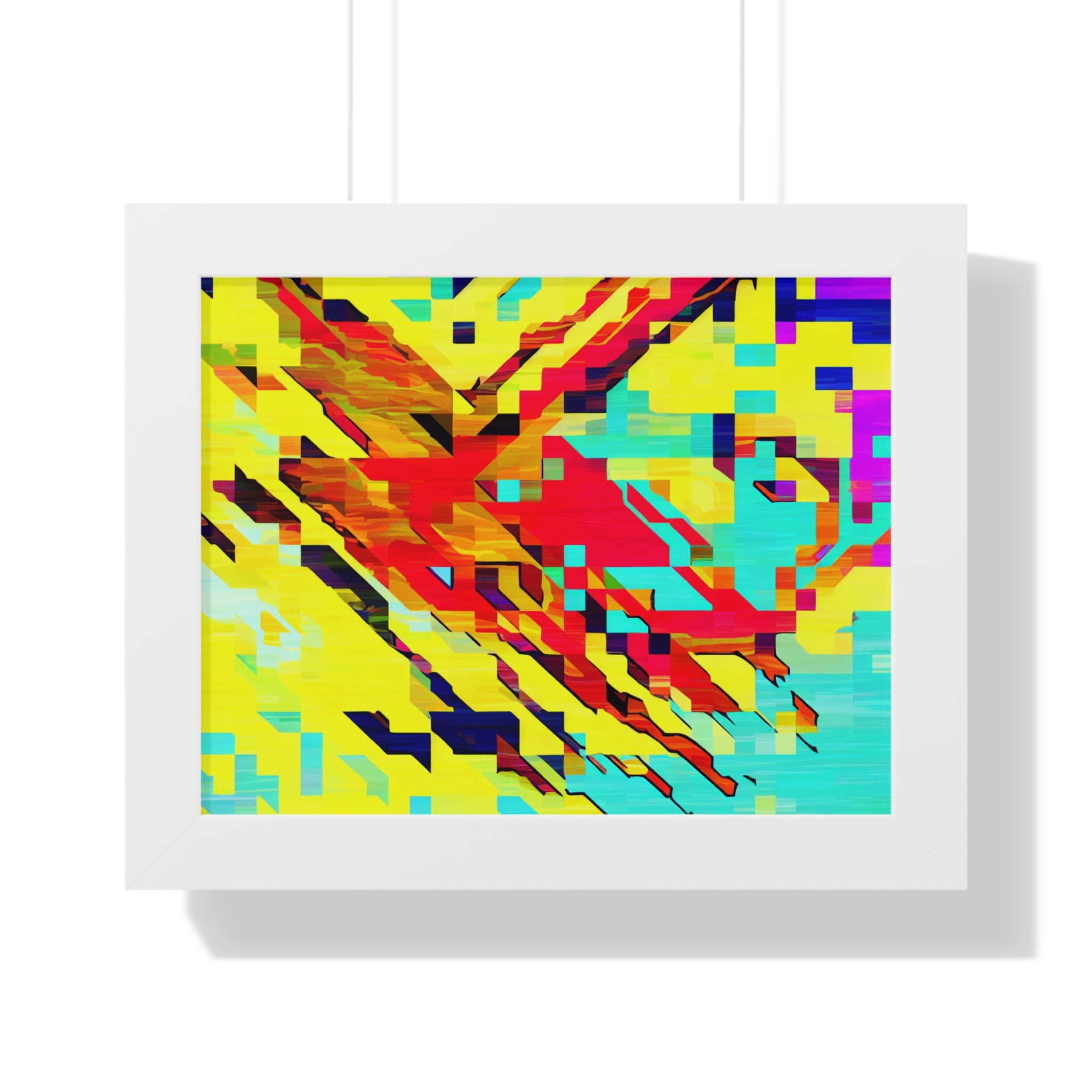 Euphoria in Pixels | Framed Print