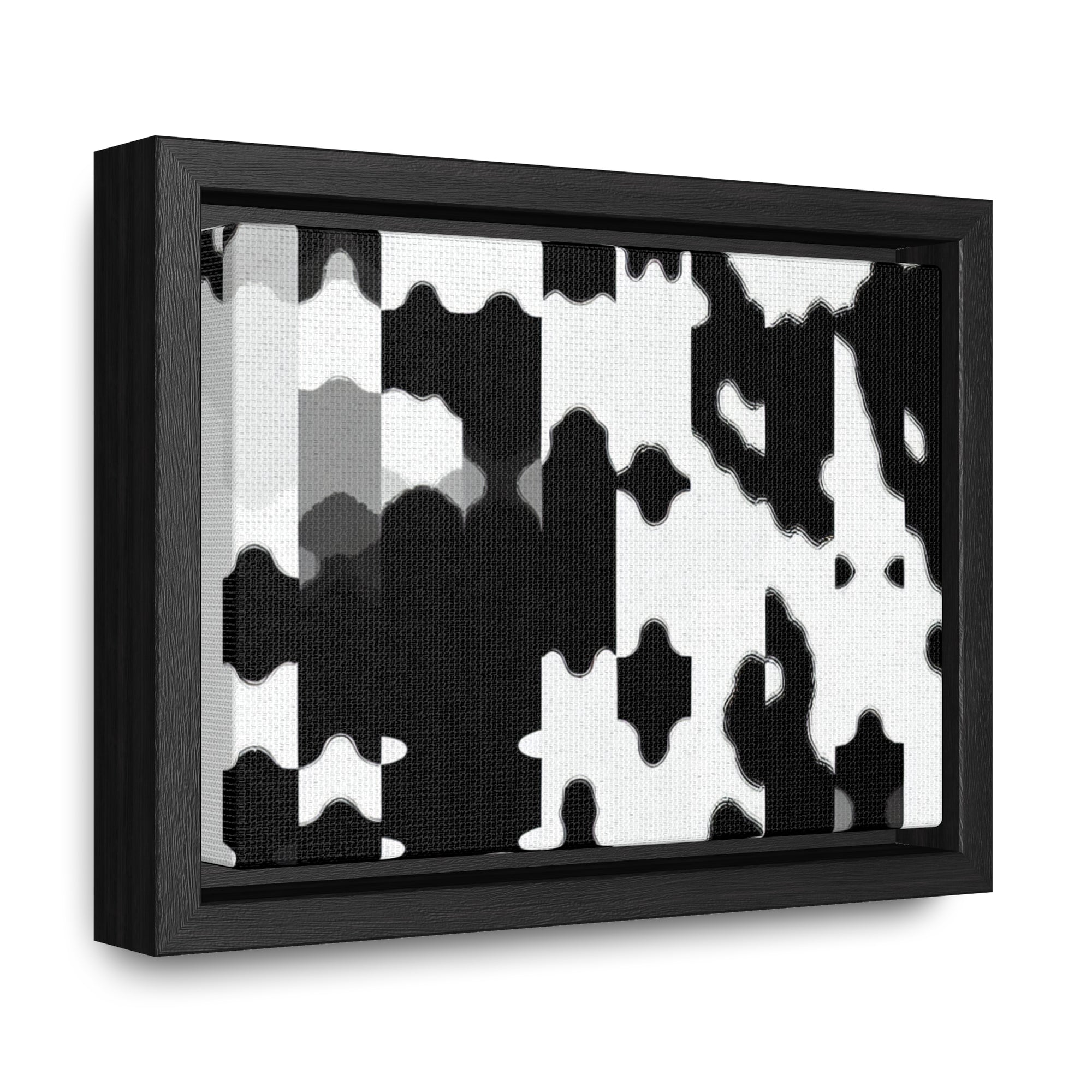 Tension in Monochrome | Framed Canvas