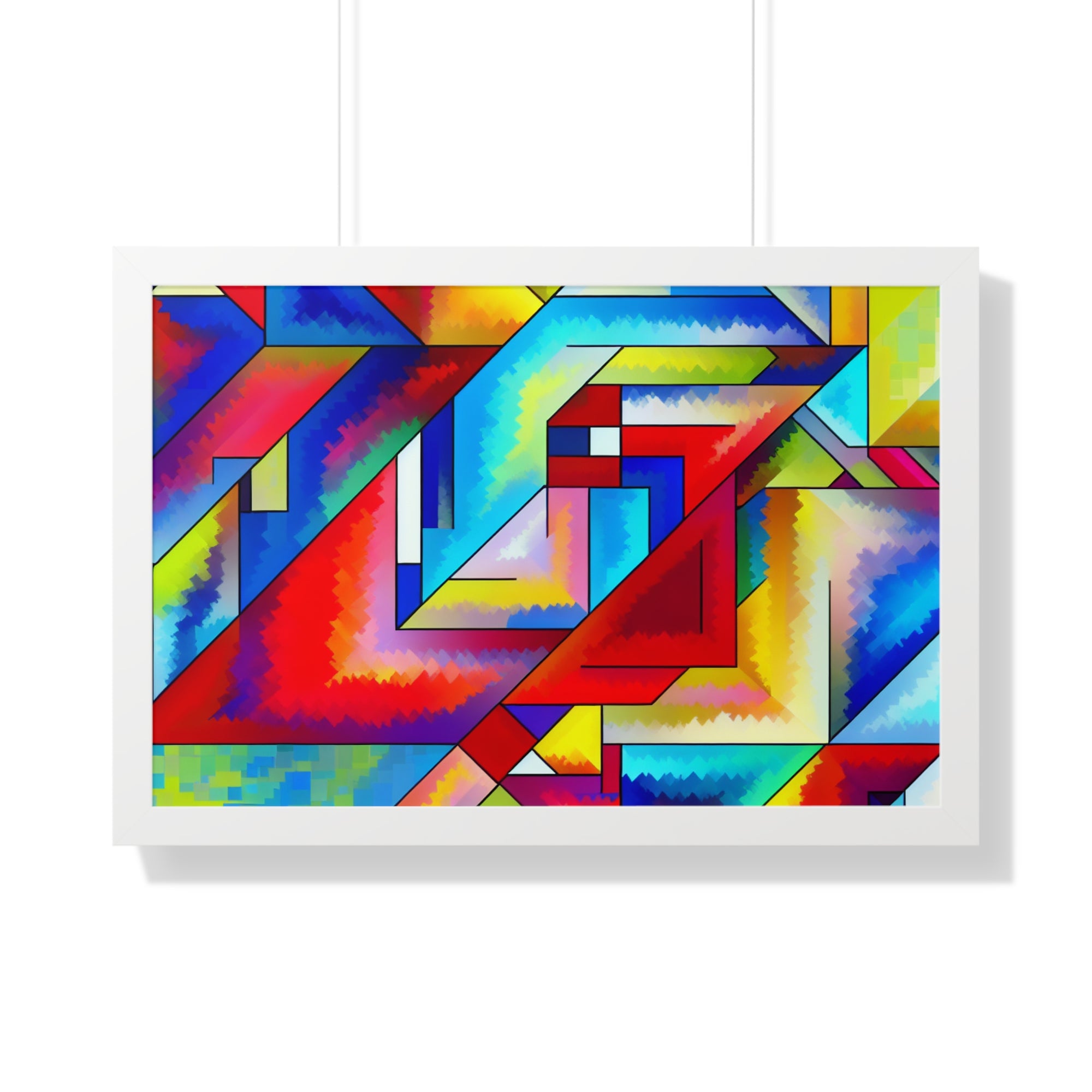 Energetic Harmony in Shapes | Framed Print