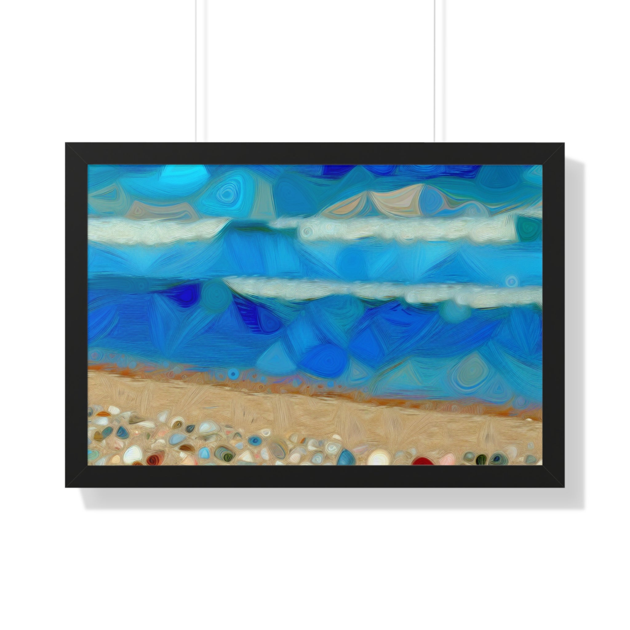 Whispers of Tidal Serenity | Framed Print