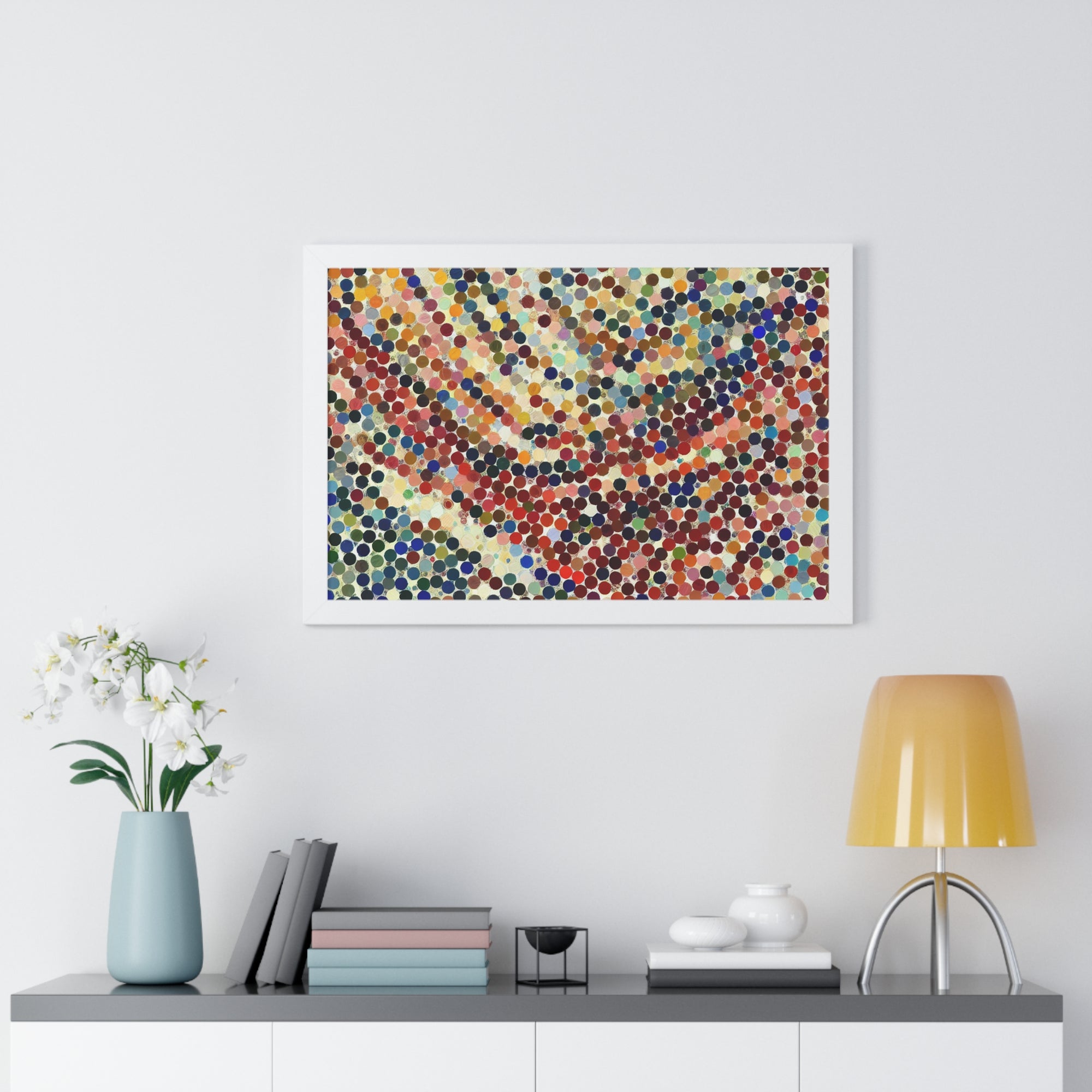 Waves of Colorful Whispers | Framed Print