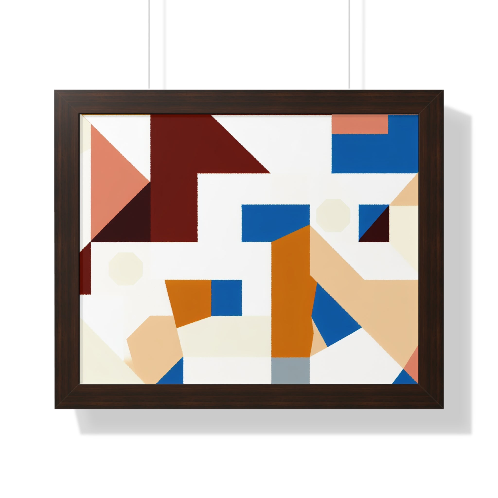 Rhythmic Fragments of Color | Framed Print