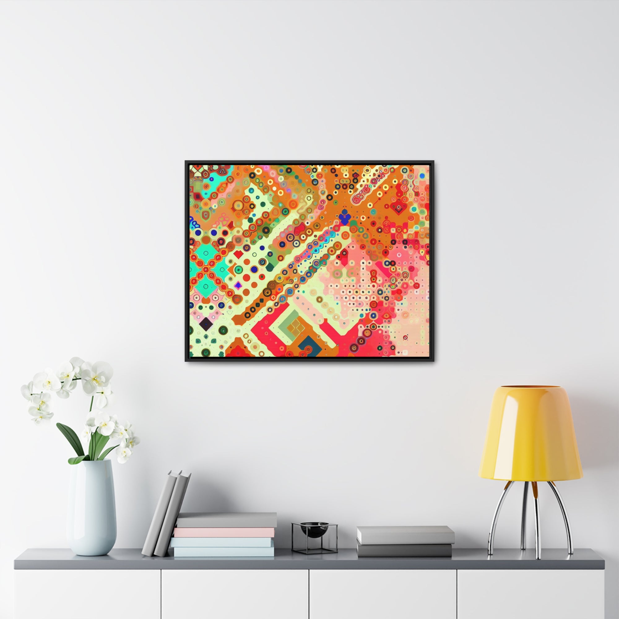 Elysian Whirlwind Dance | Framed Canvas