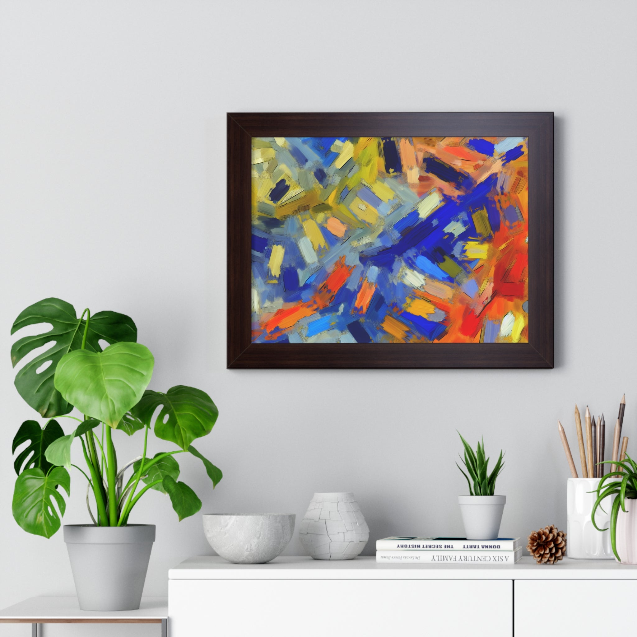 Chromatic Dance of Emotion | Framed Print