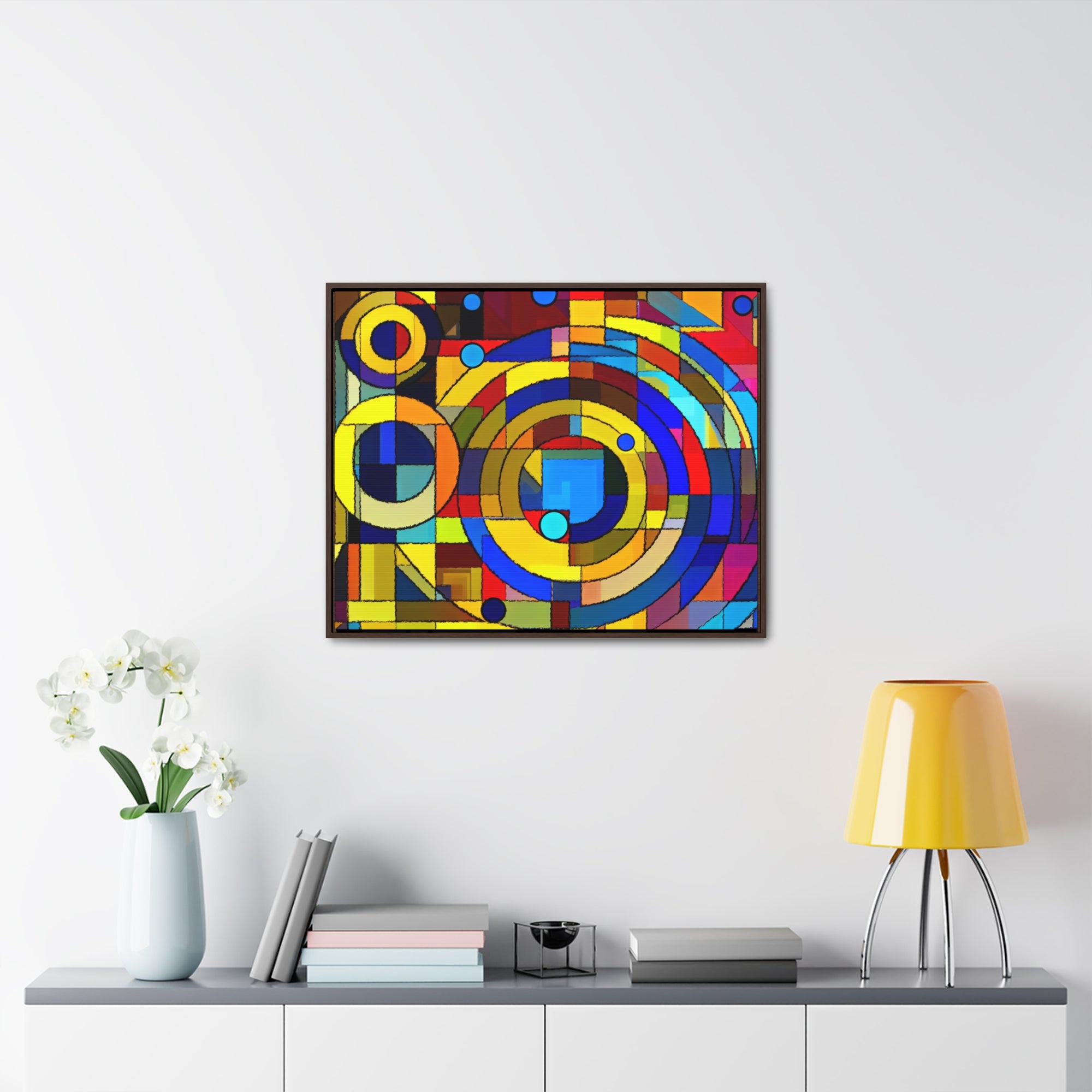 Dynamic Chaos and Harmony | Framed Canvas