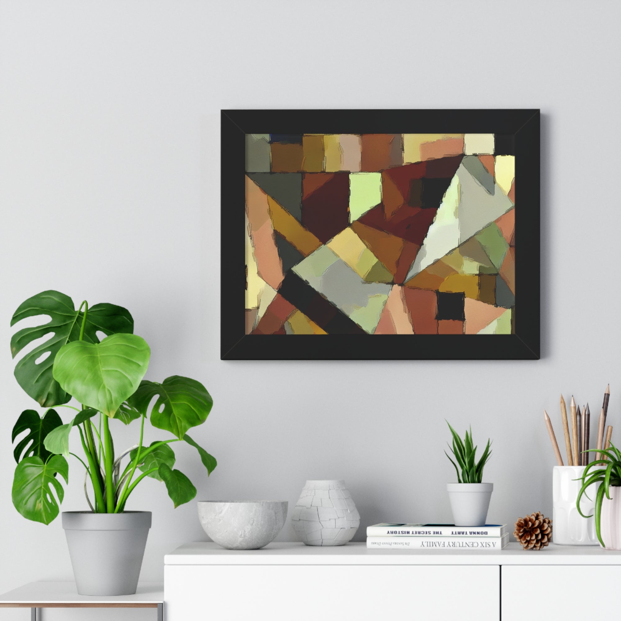 Fractured Earth and Rhythm | Framed Print