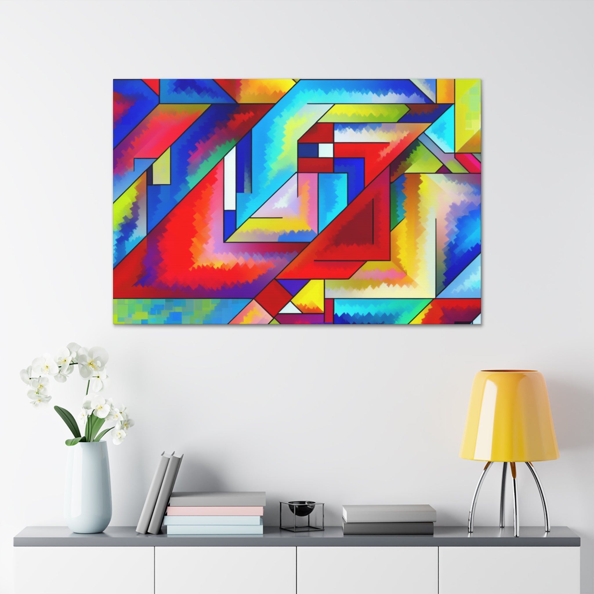 Energetic Harmony in Shapes | Canvas