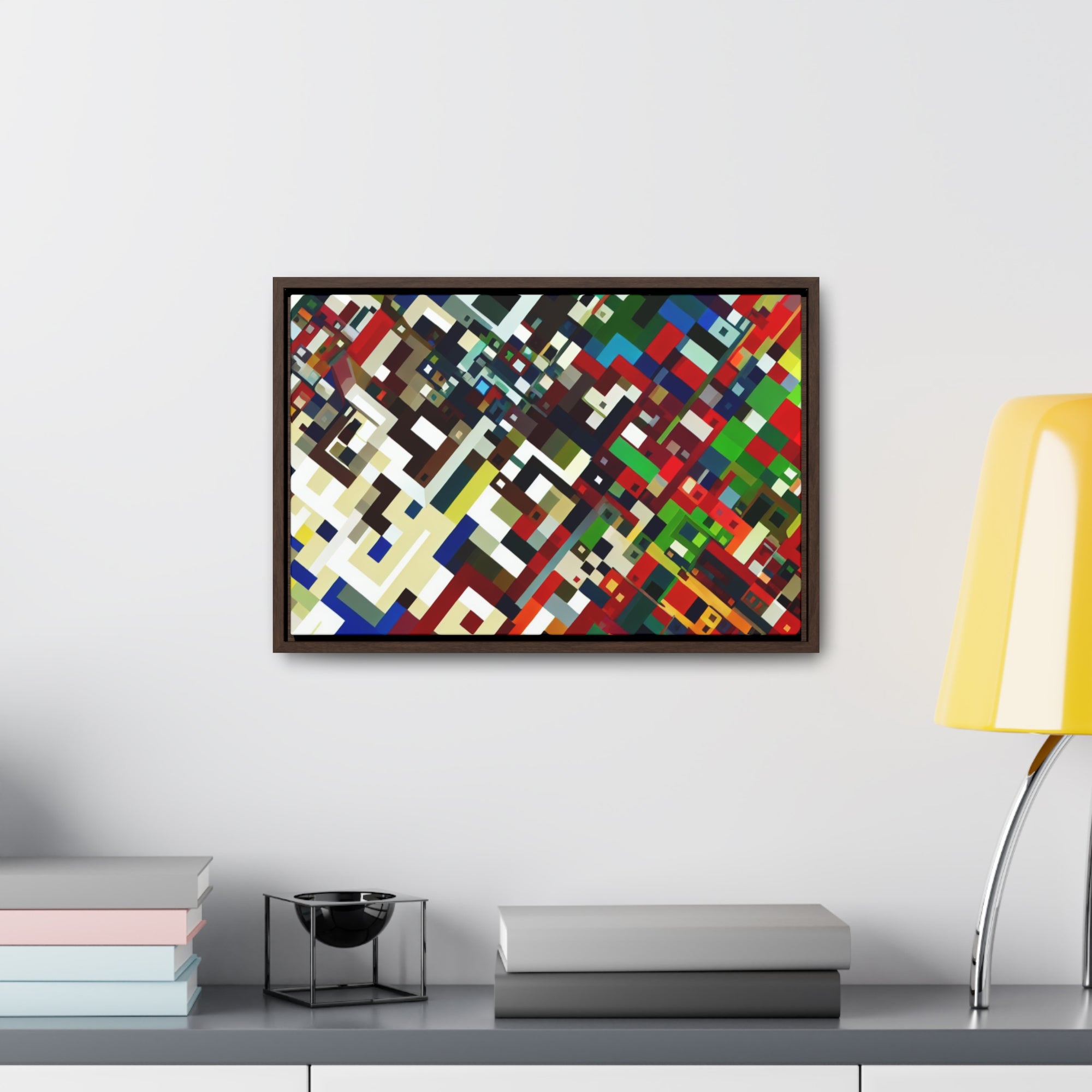 Urban Pulse and Resonance | Framed Canvas