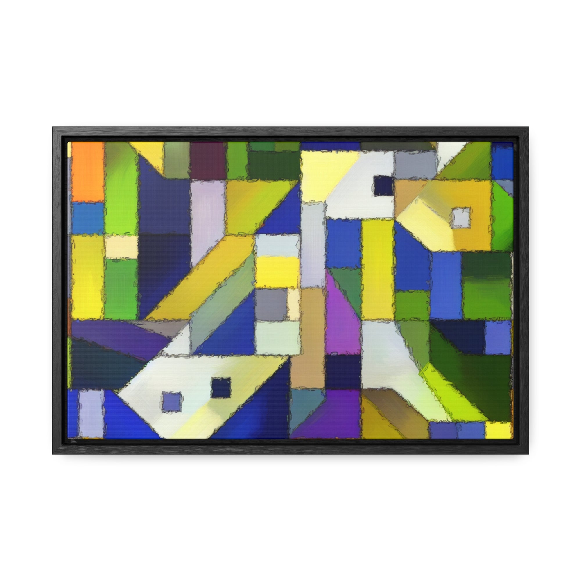 Fractured Harmony and Light | Framed Canvas