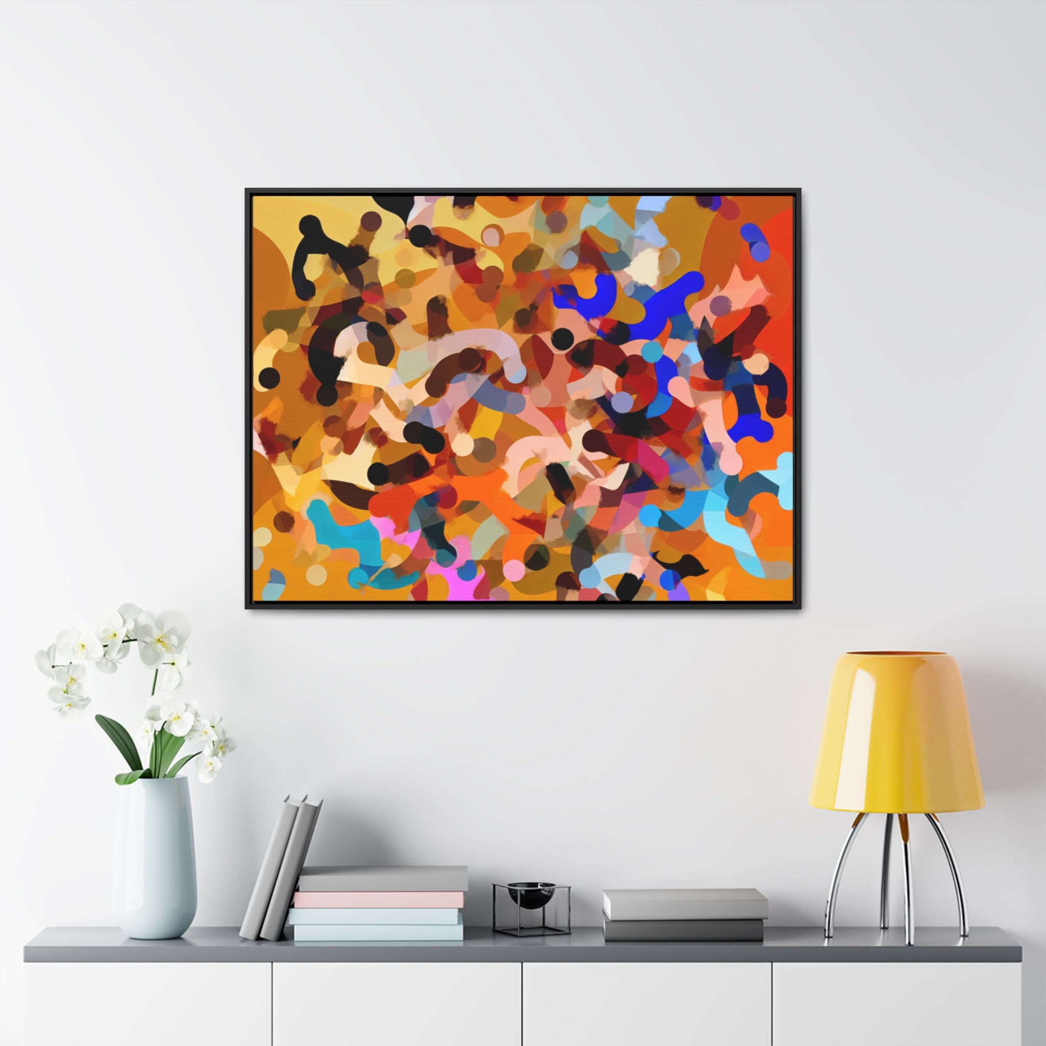 Wild Whispers and Colors | Framed Canvas