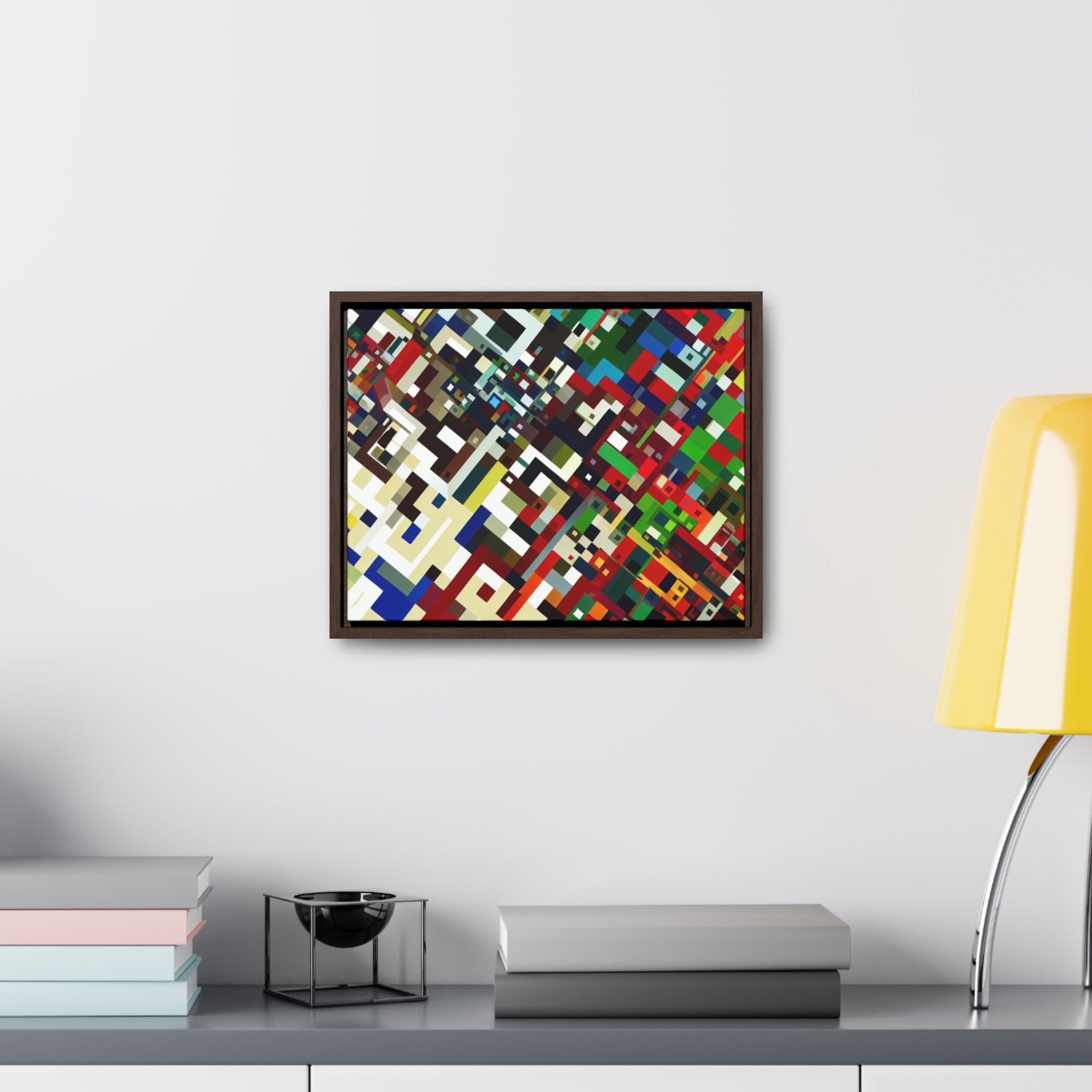 Urban Pulse and Resonance | Framed Canvas