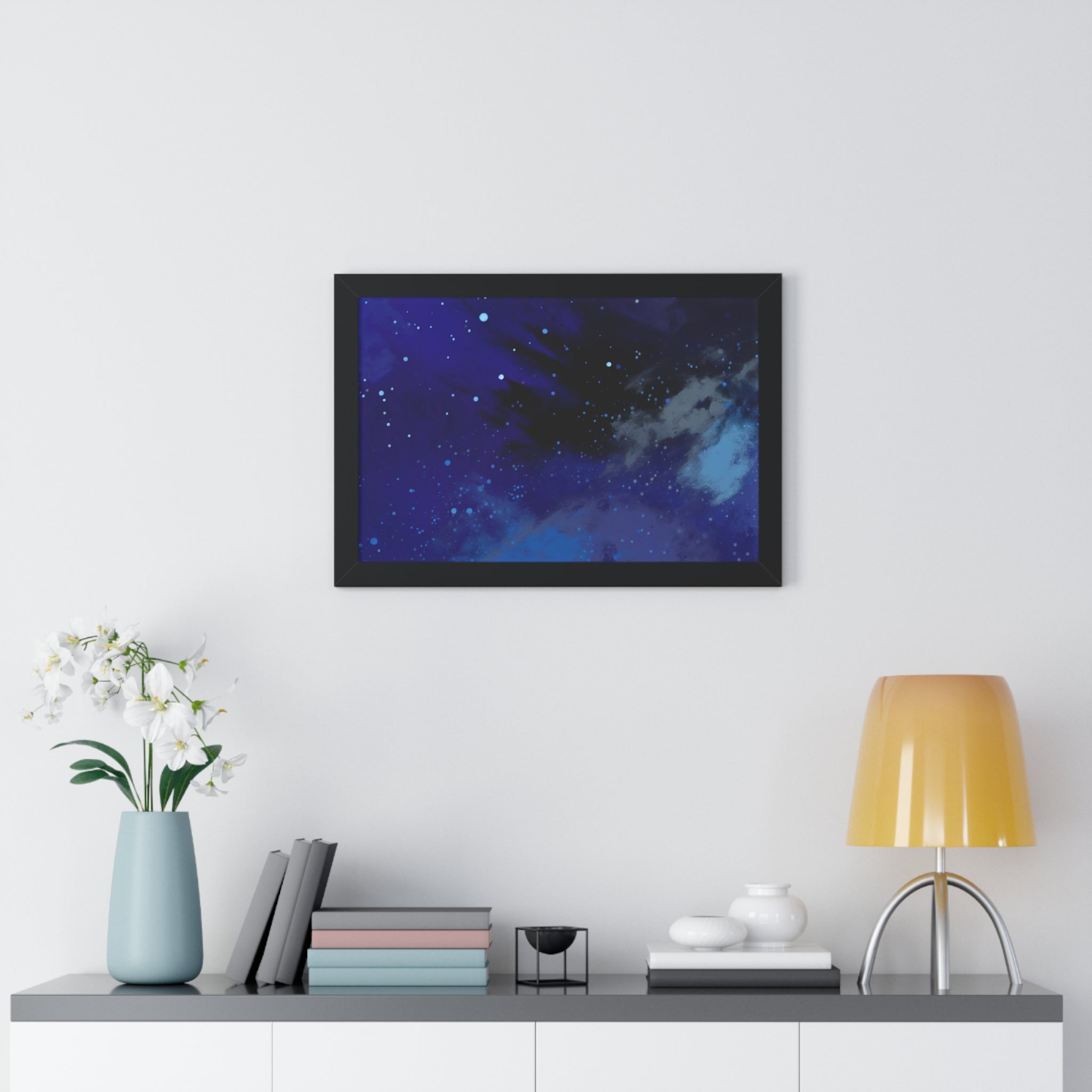 Ethereal Celestial Whirlwind | Framed Print