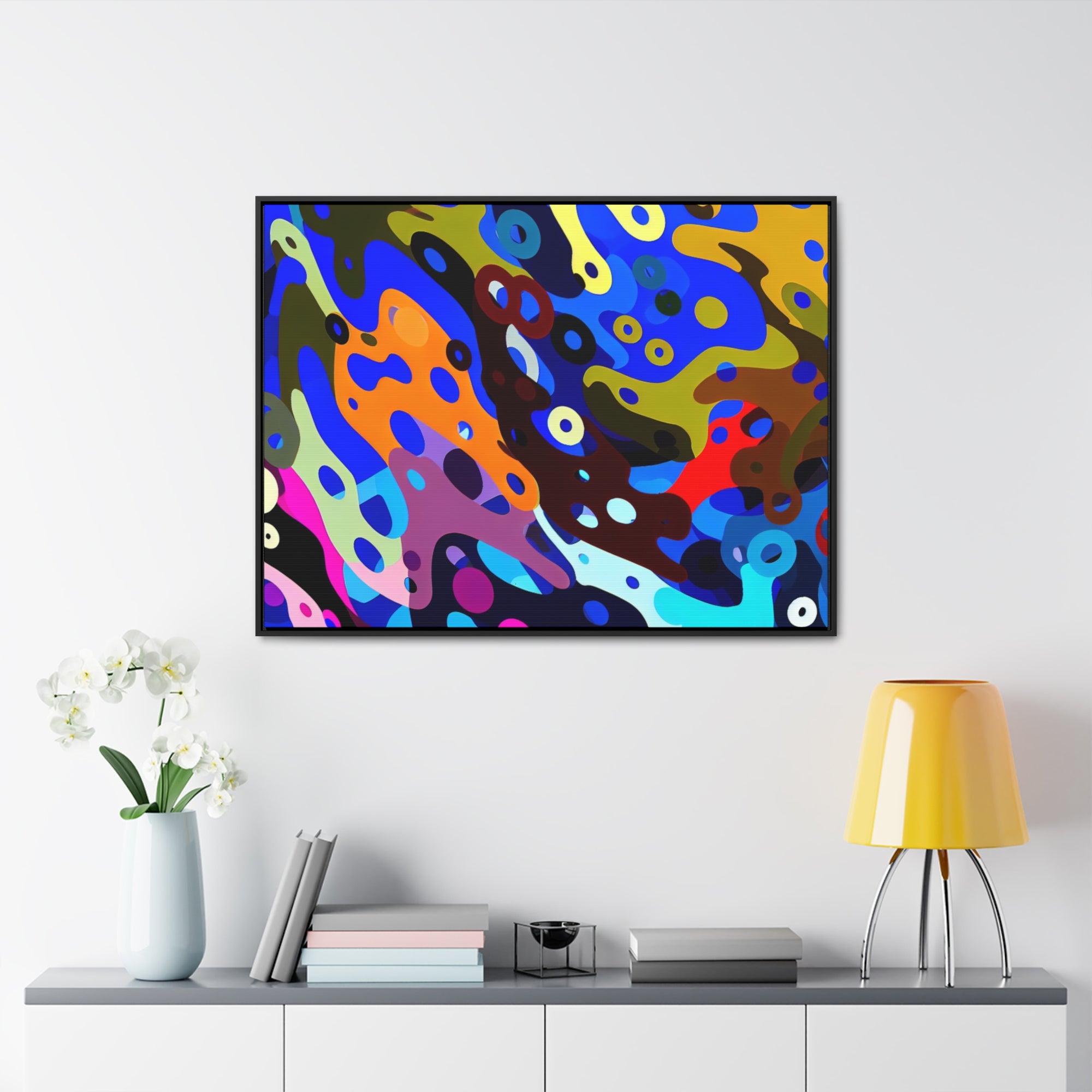 Anime Symphony in Color | Framed Canvas