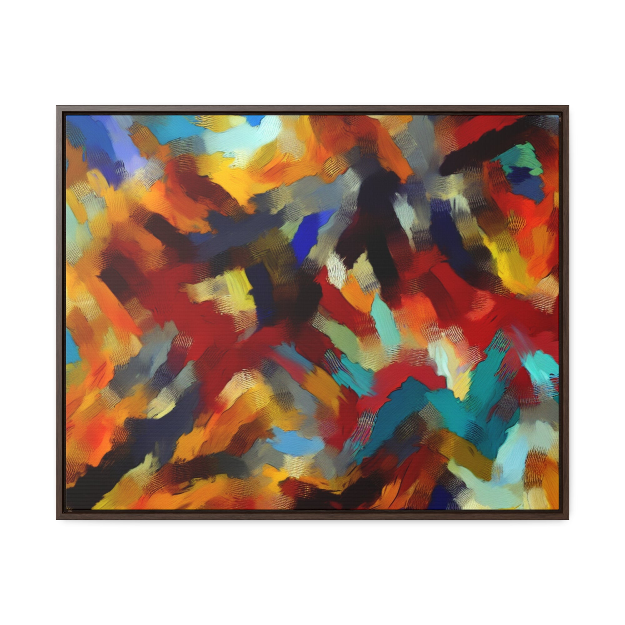 Euphoria in Chaos | Framed Canvas