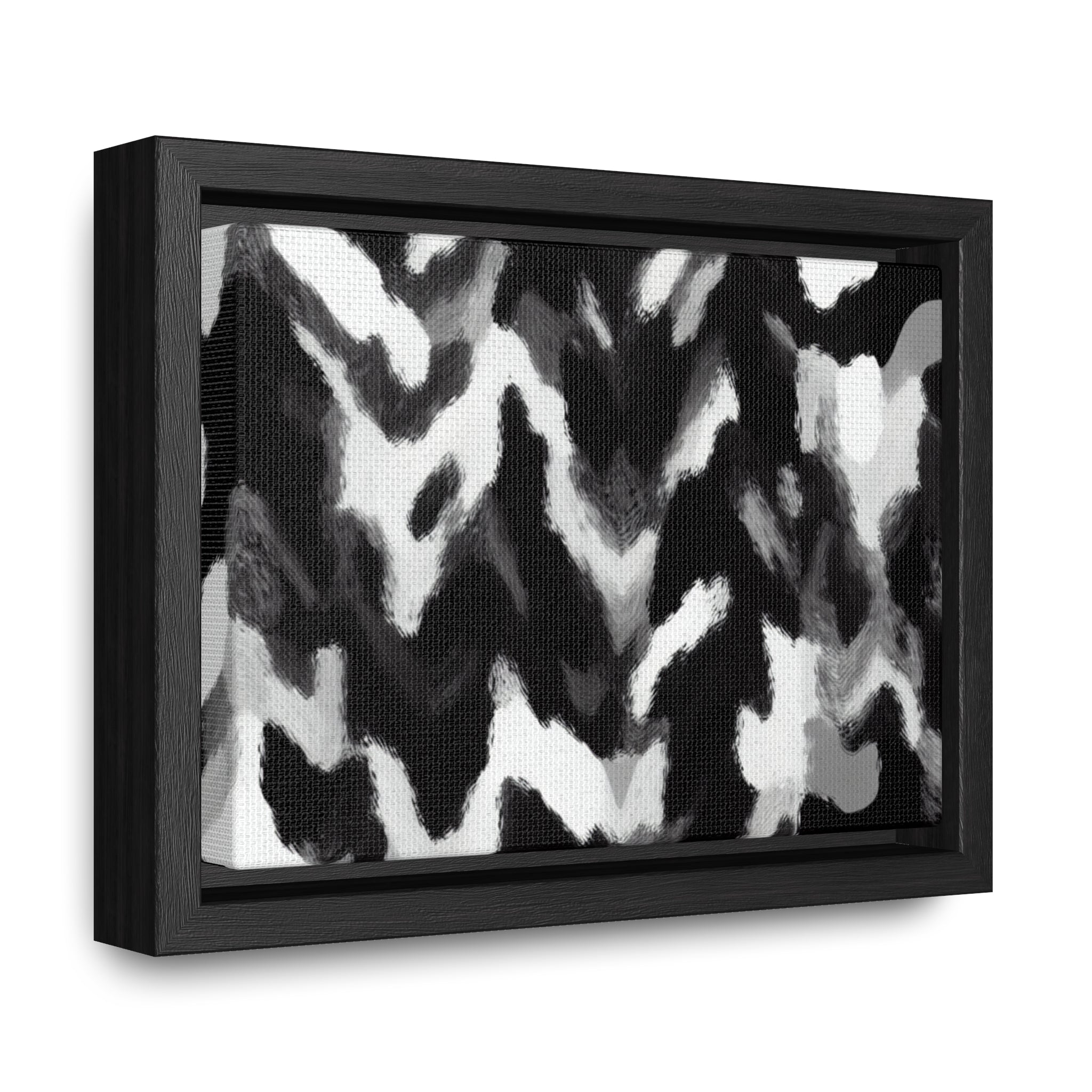 Rhythmic Duality | Framed Canvas