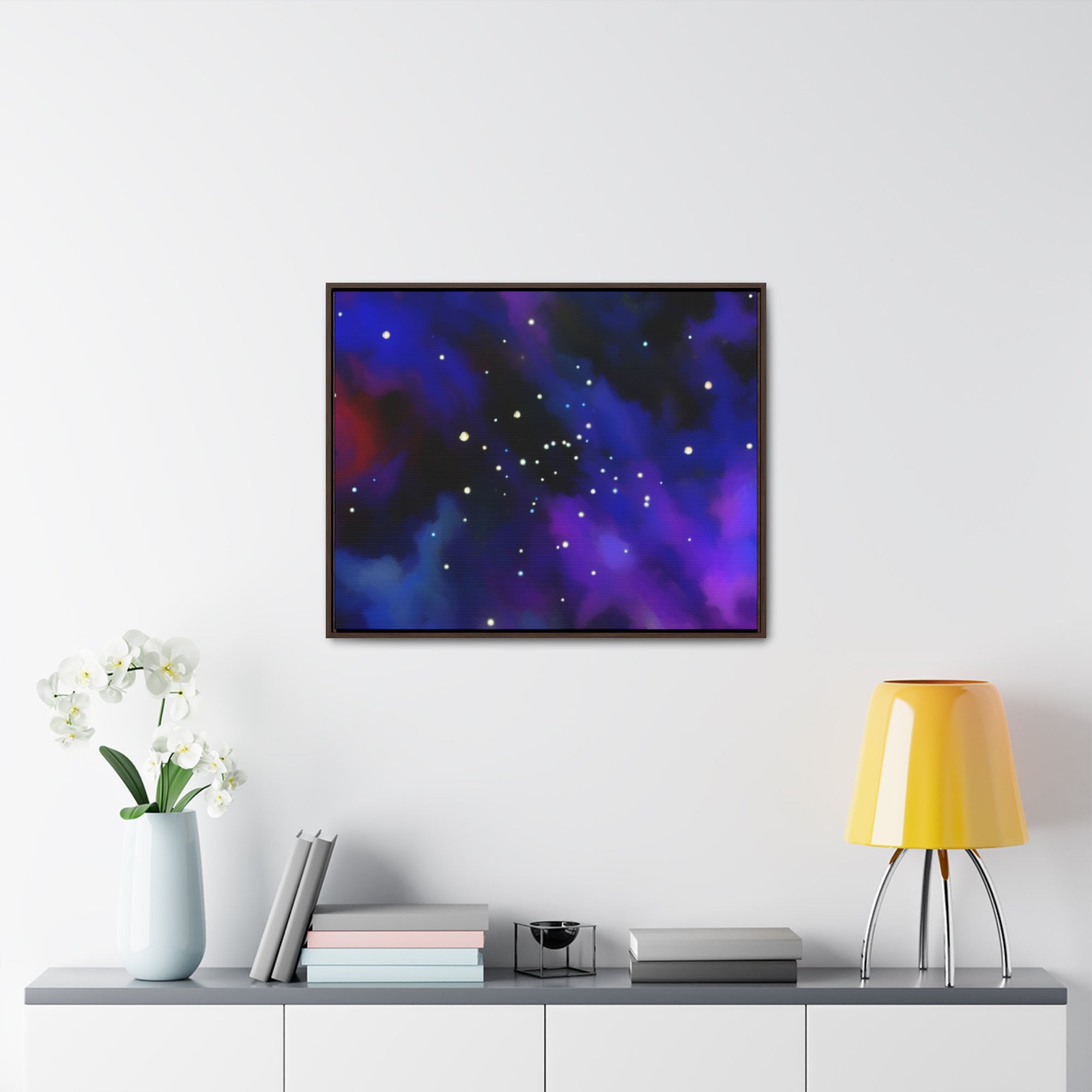 Celestial Whispers and Dreams | Framed Canvas