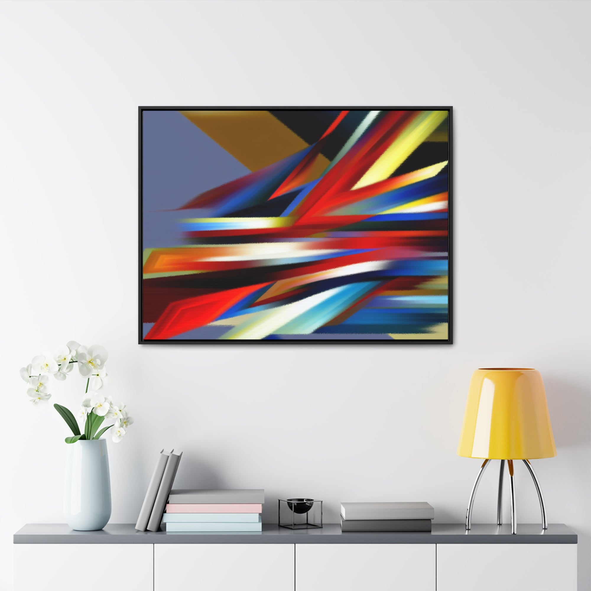 Chaotic Harmony Expressed | Framed Canvas