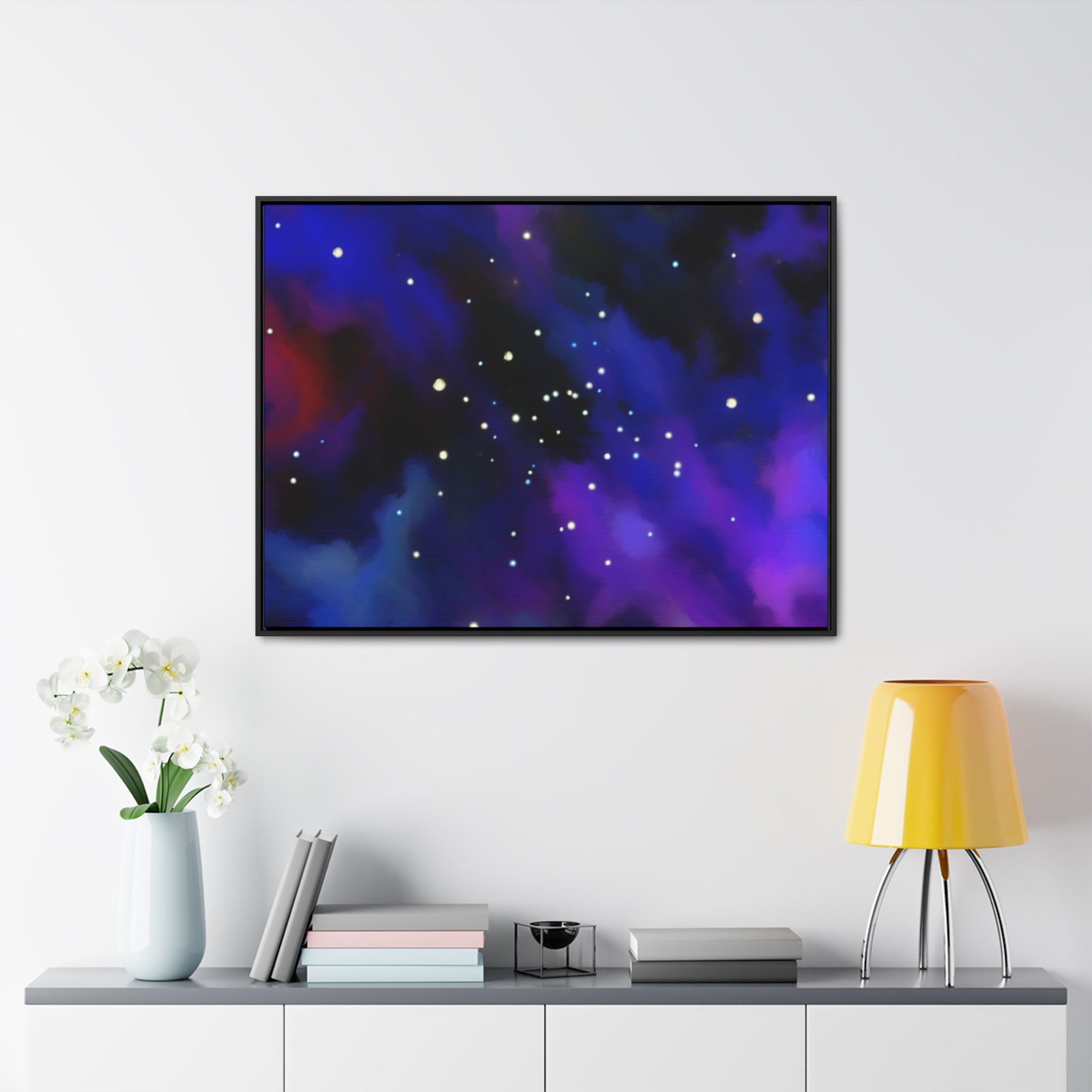 Celestial Whispers and Dreams | Framed Canvas