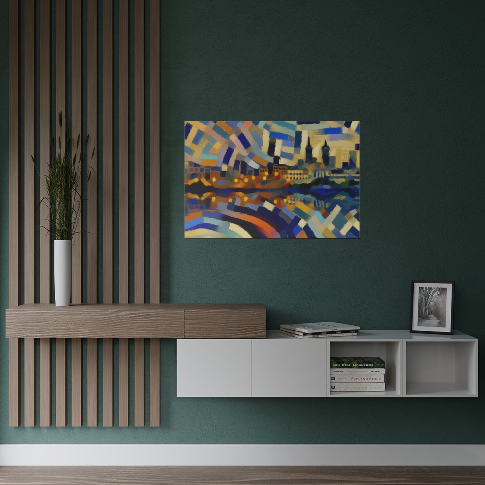 Urban Mirage and Flow | Satin Print