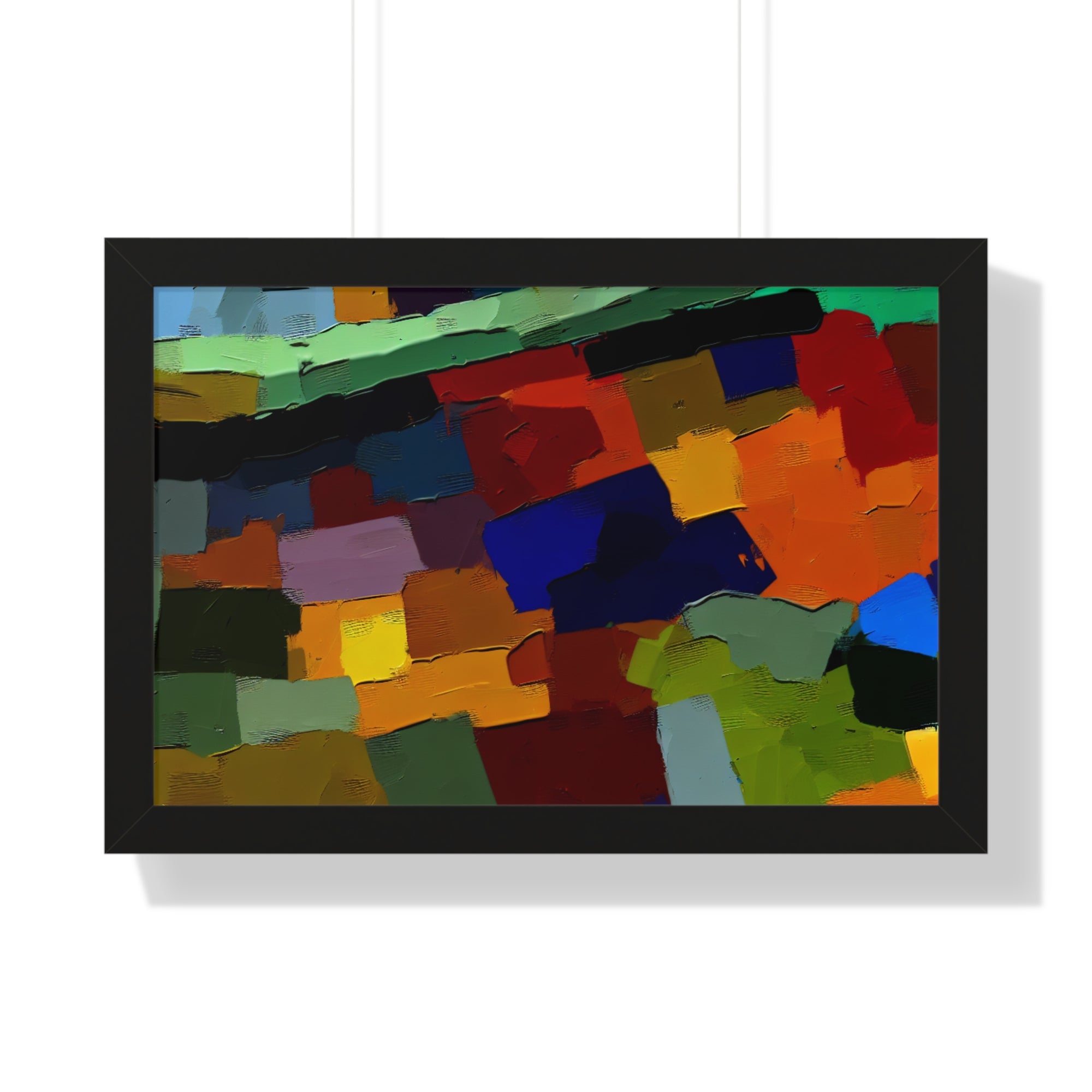 Chromatic Drift and Depth | Framed Print