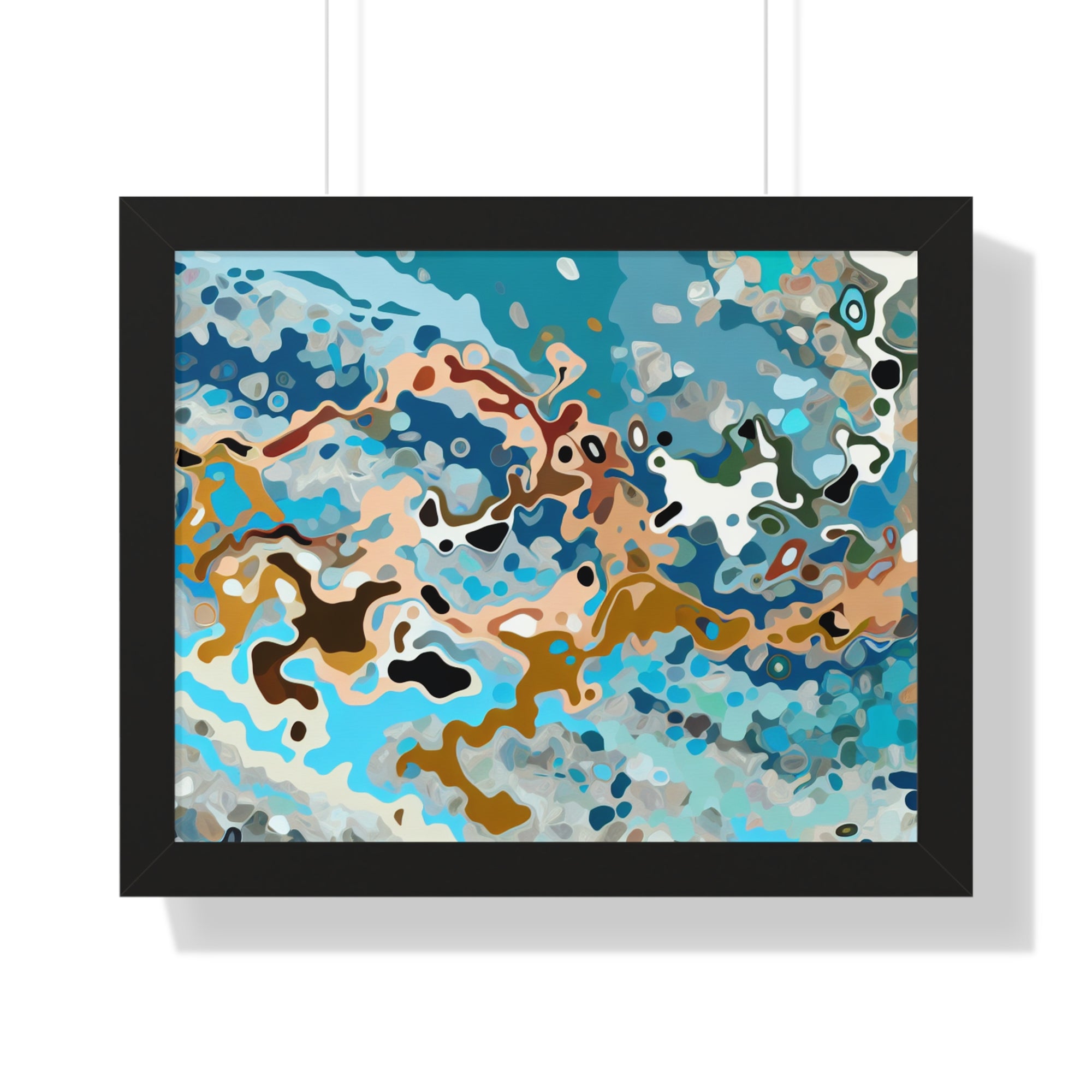 Tidal Whispers and Sands | Framed Print