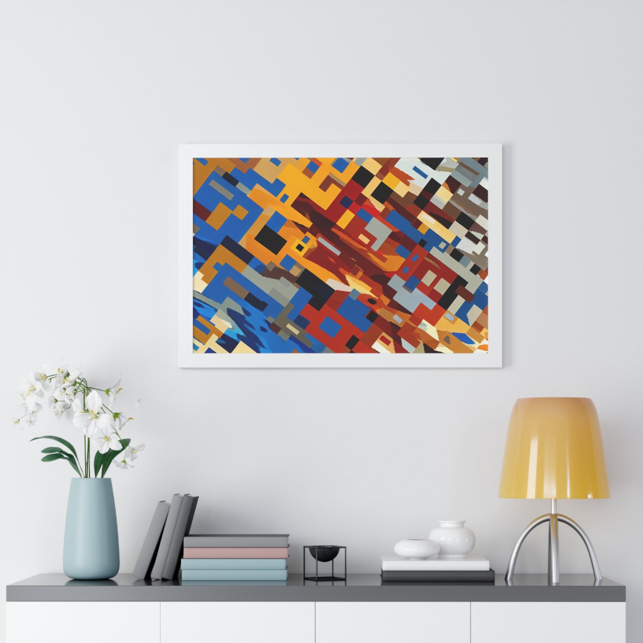 Urban Pulse and Shadows | Framed Print