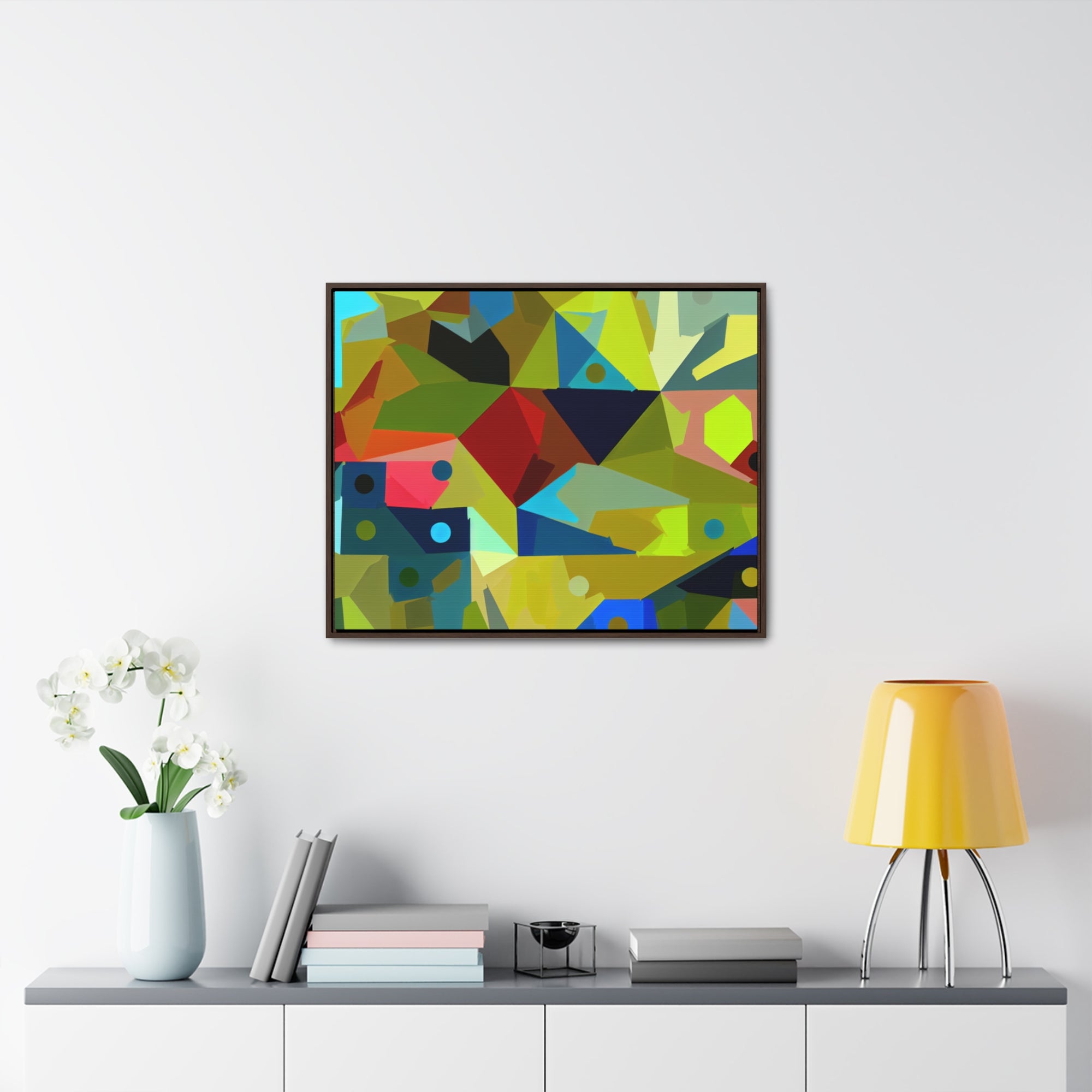 Kaleidoscope of Dimensions | Framed Canvas