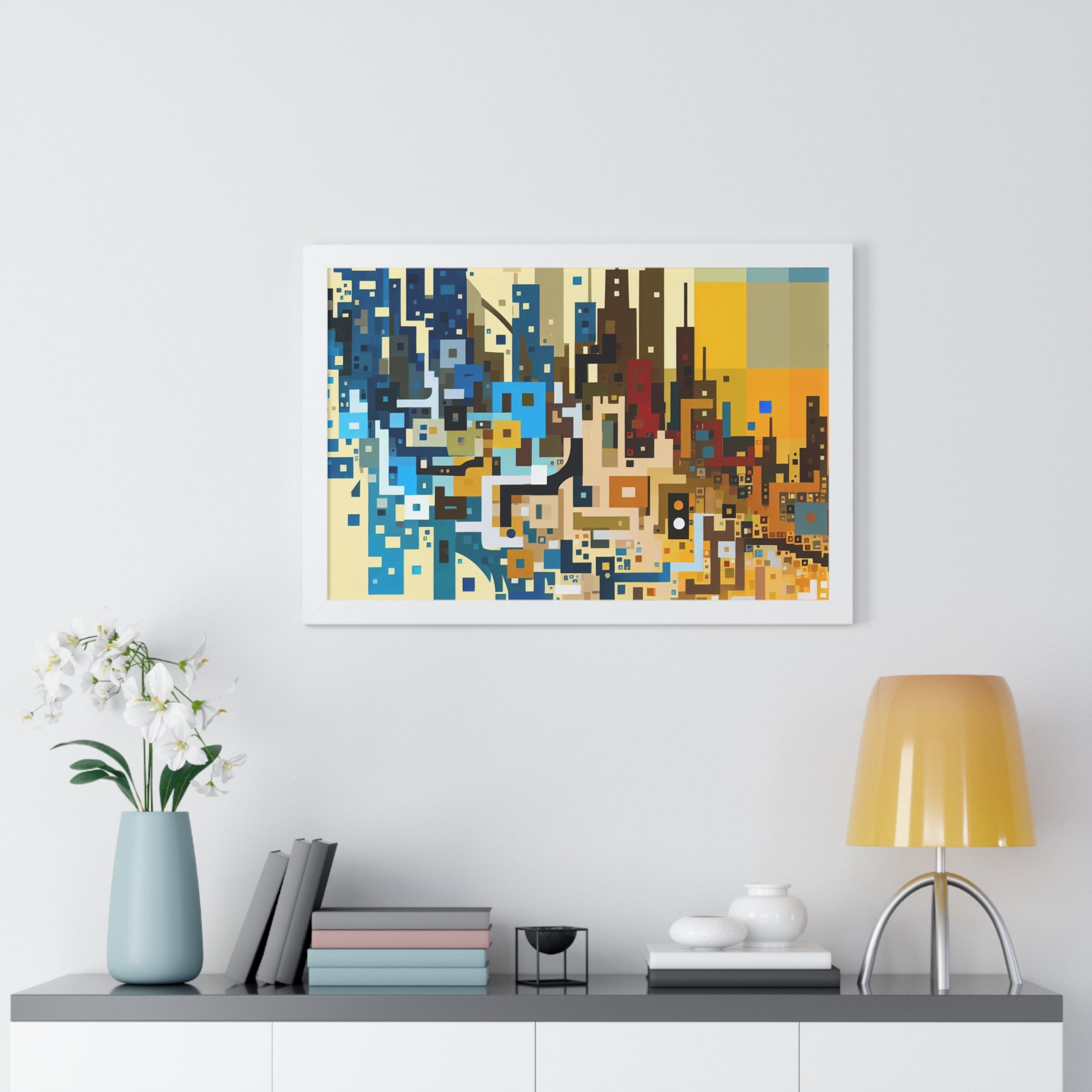 Metro Mirage | Framed Print