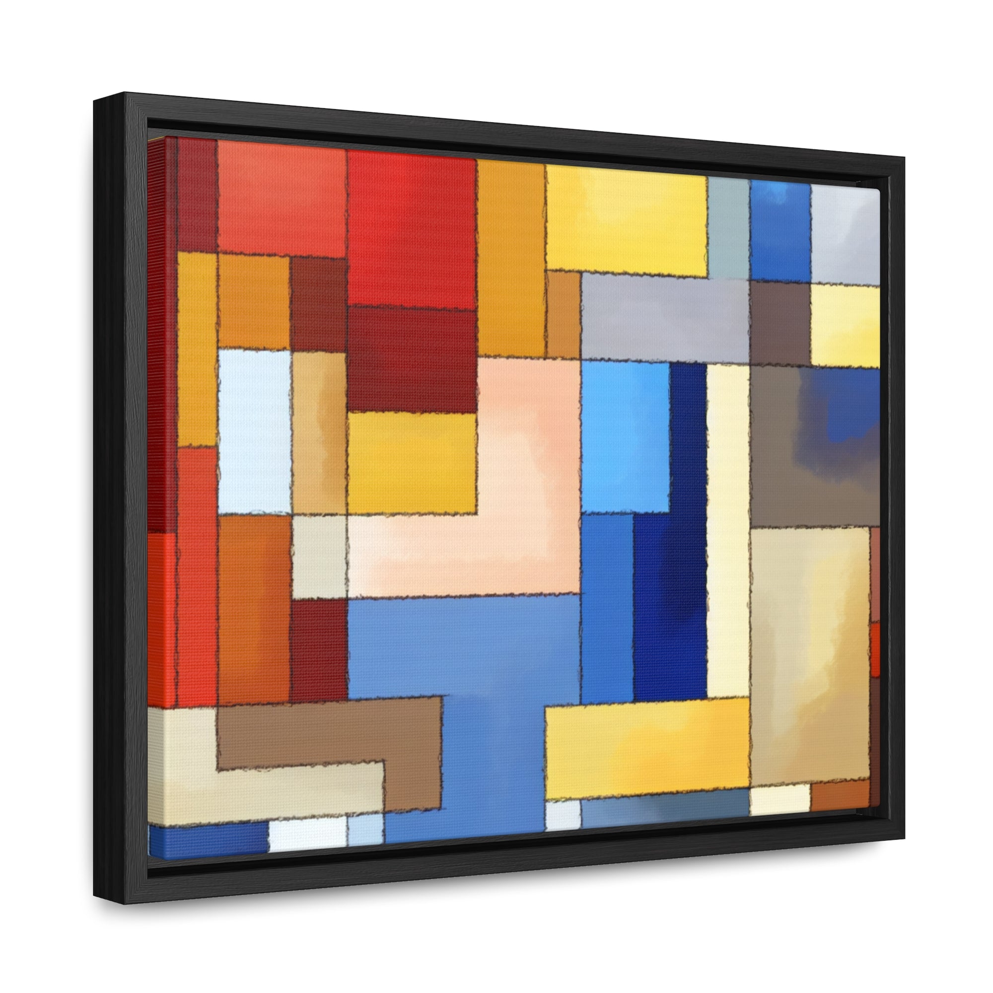 Fragmented Resonance | Framed Canvas