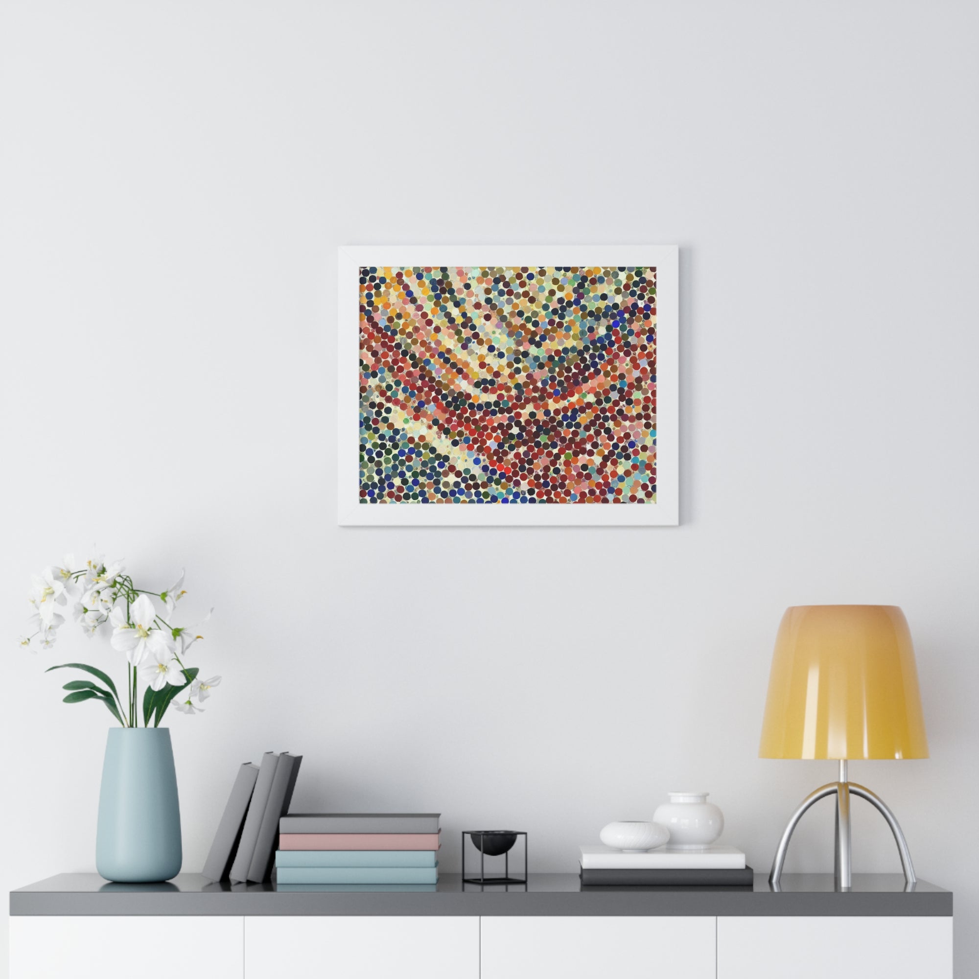 Waves of Colorful Whispers | Framed Print