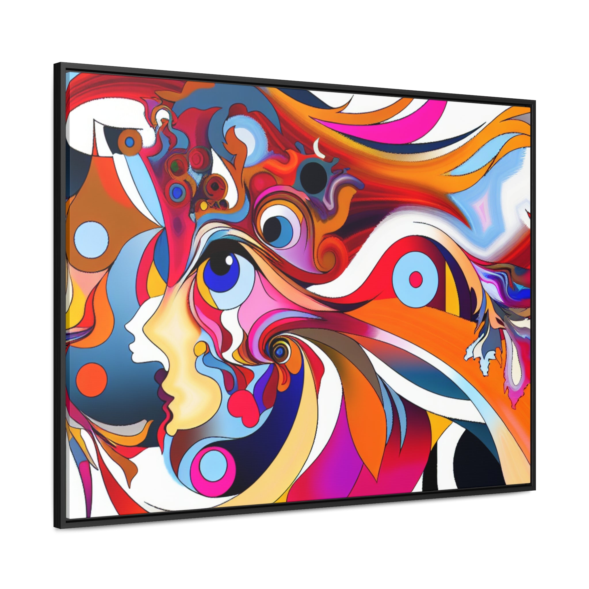 Chroma Dreamscape Fusion | Framed Canvas