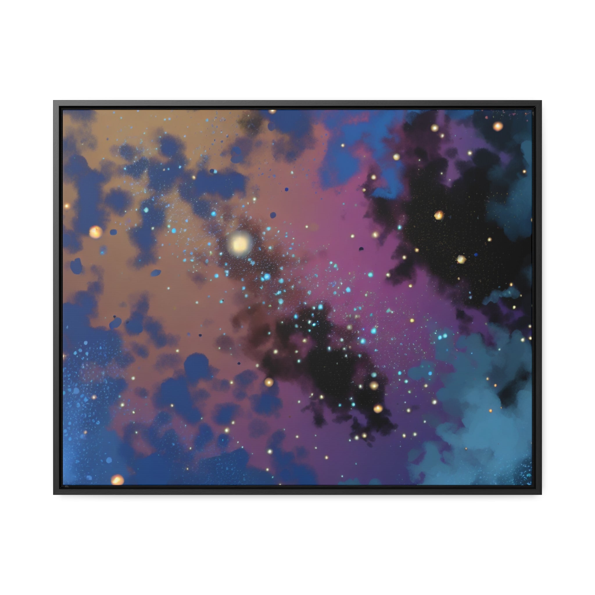 Galactic Whispers and Dreams | Framed Canvas