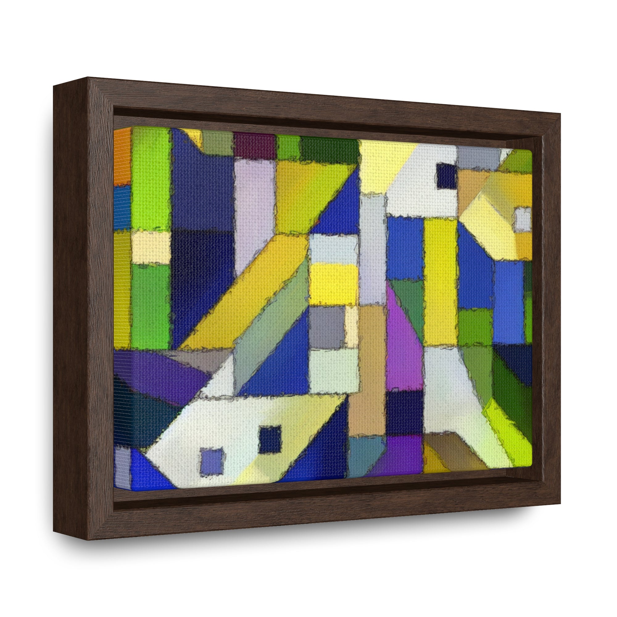 Fractured Harmony and Light | Framed Canvas