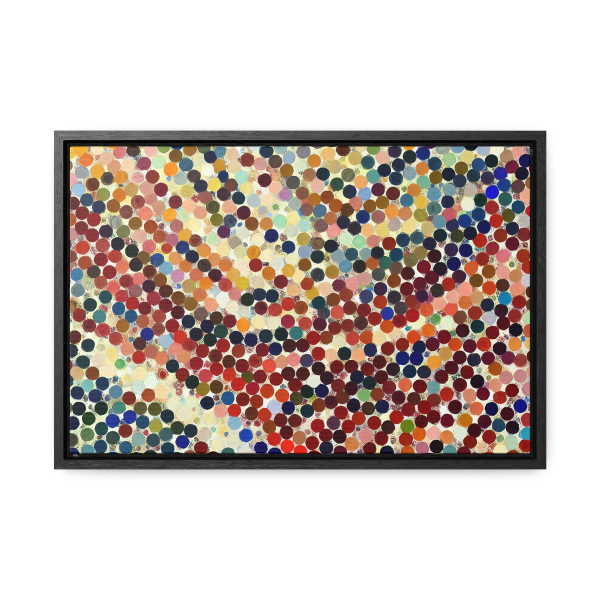 Waves of Colorful Whispers | Framed Canvas