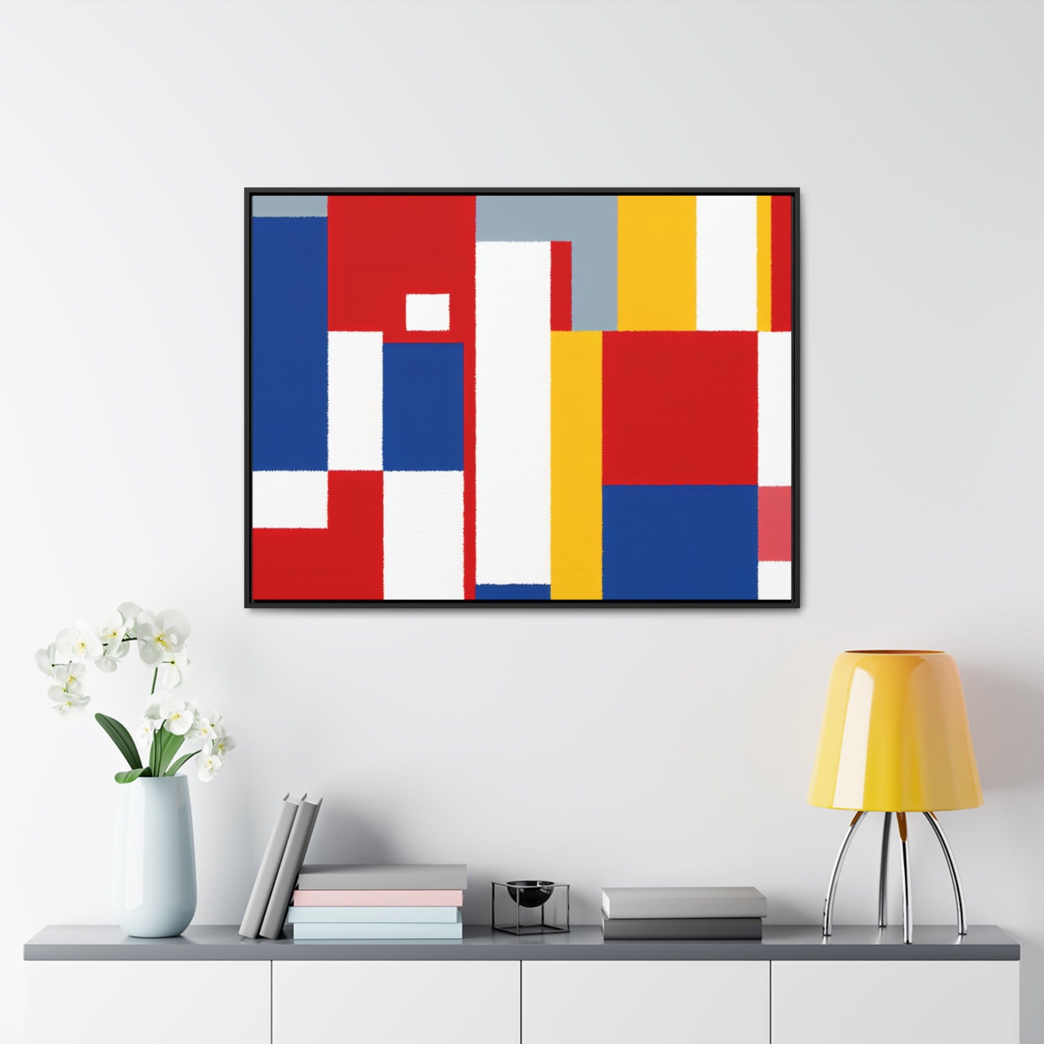 Dynamic Harmony Unveiled | Framed Canvas