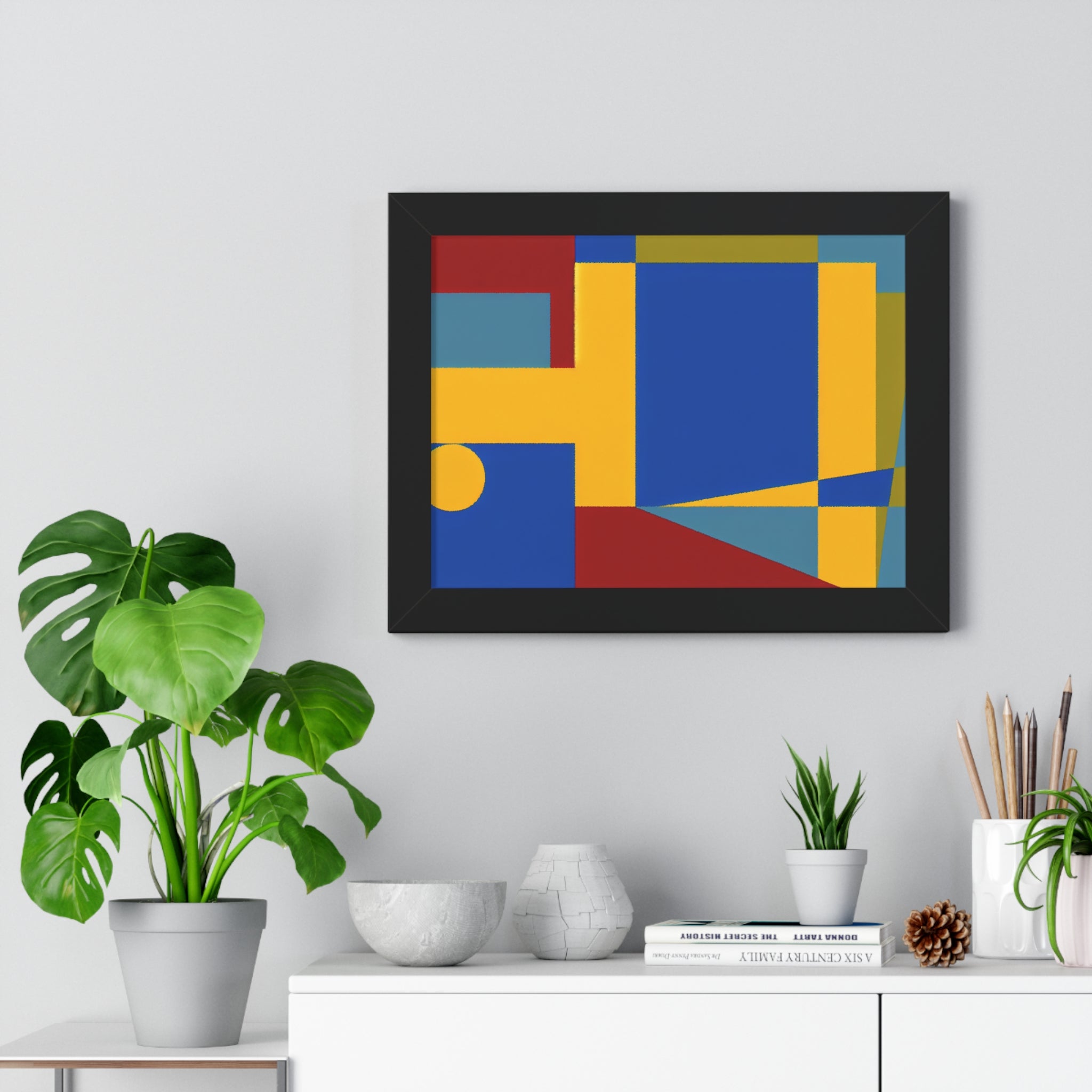 Chromatic Harmony and Motion | Framed Print