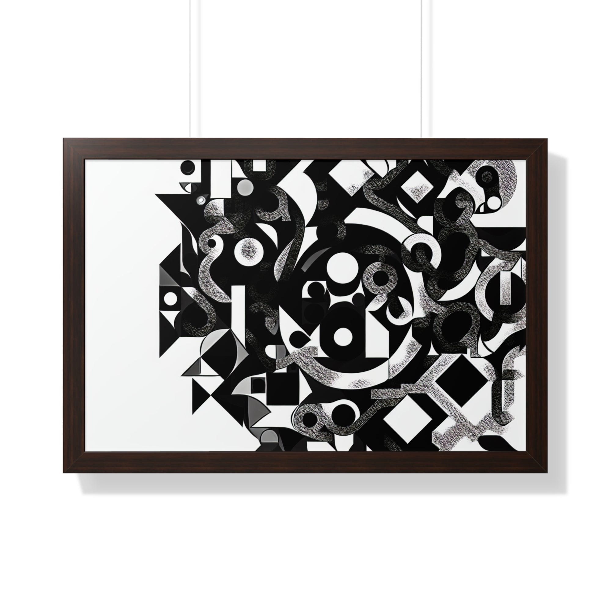 Eclipse of Contrast | Framed Print