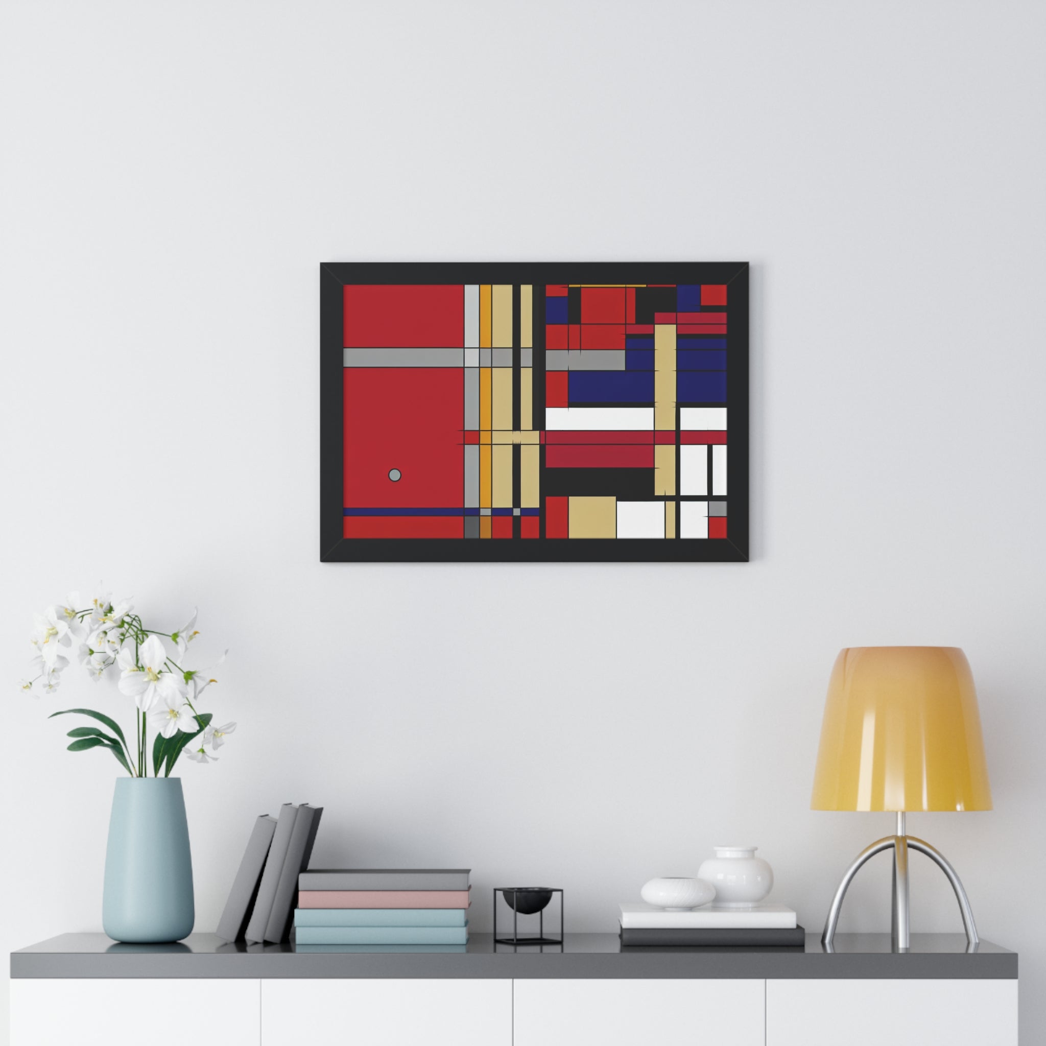 Dynamic Harmony of Shapes | Framed Print