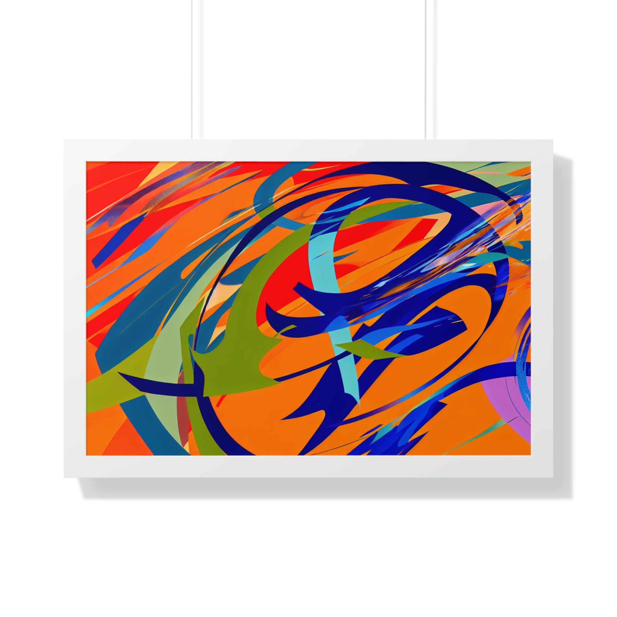 Chromatic Reverie and Motion | Framed Print