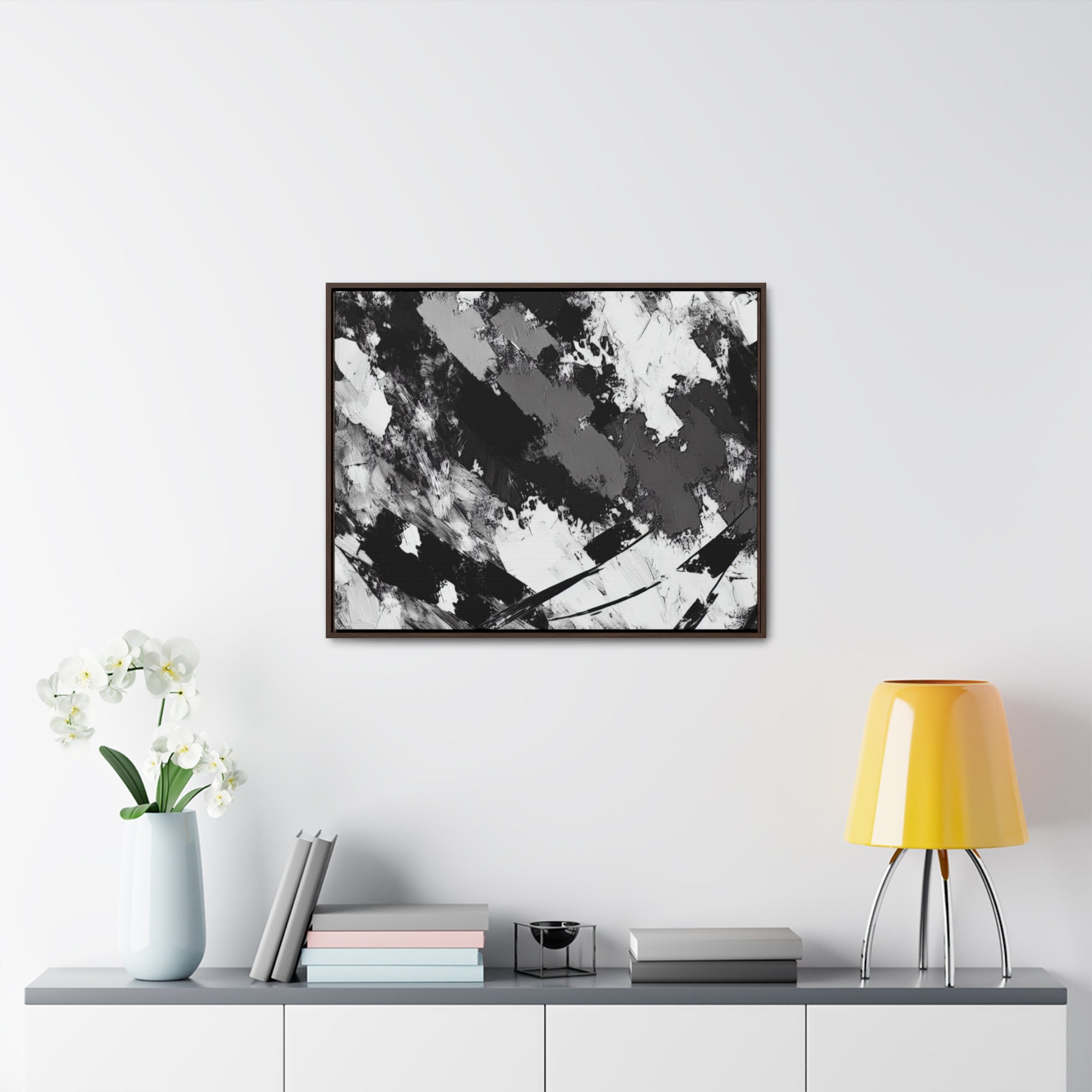 Eclipse of Emotion | Framed Canvas