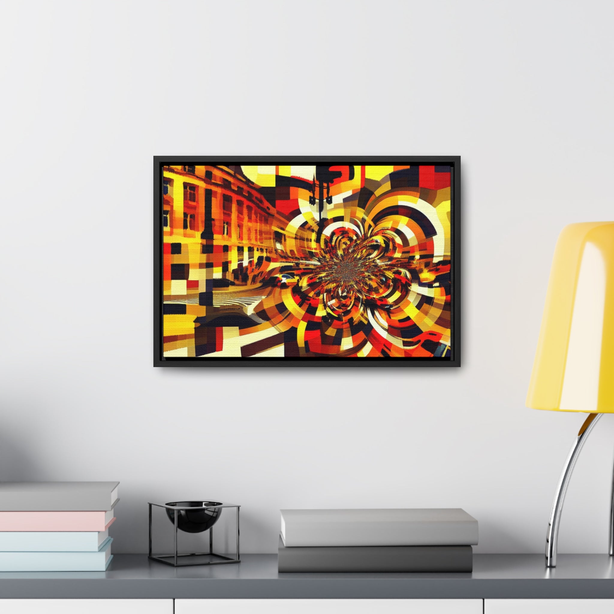 Urban Rhythm and Pulse | Framed Canvas