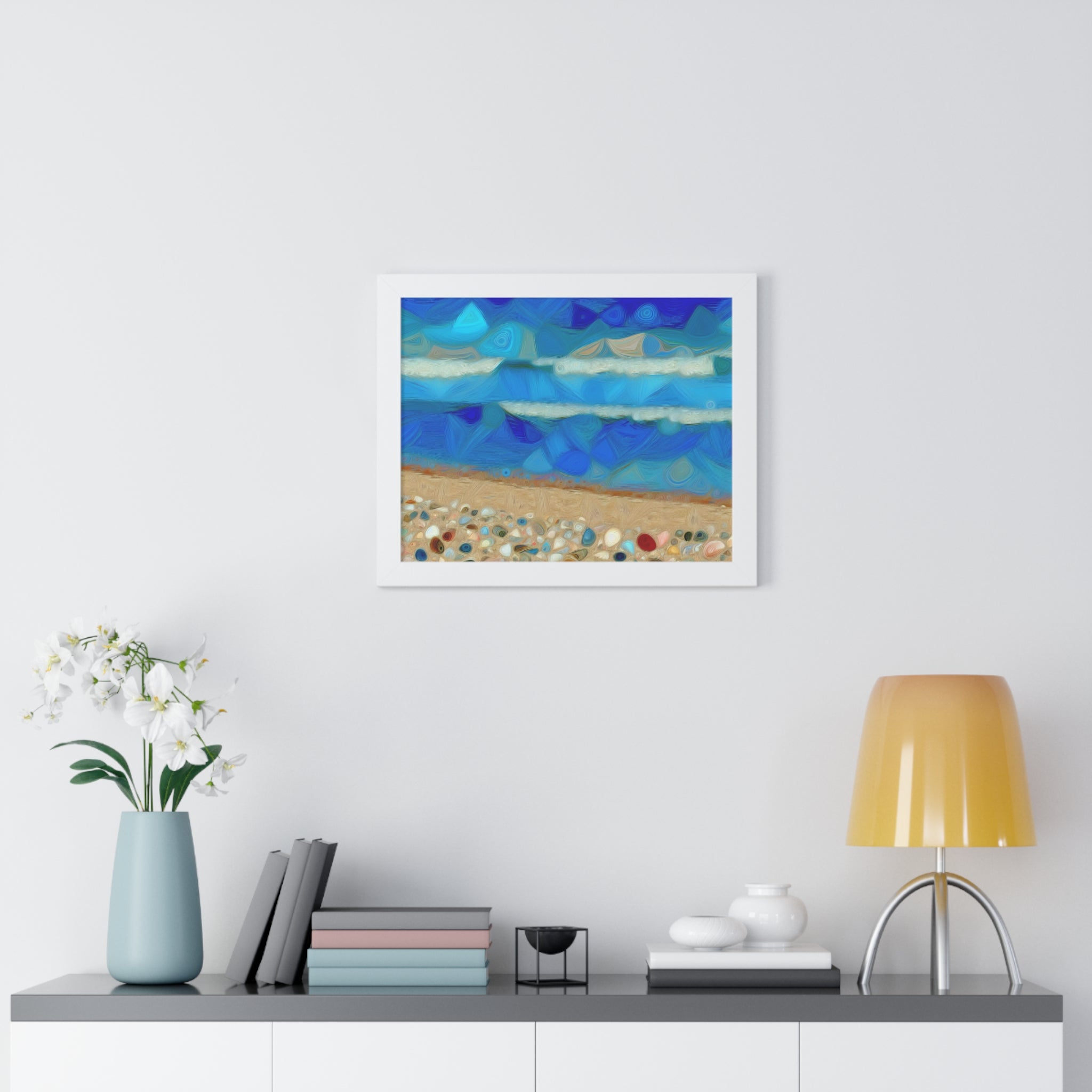 Whispers of Tidal Serenity | Framed Print