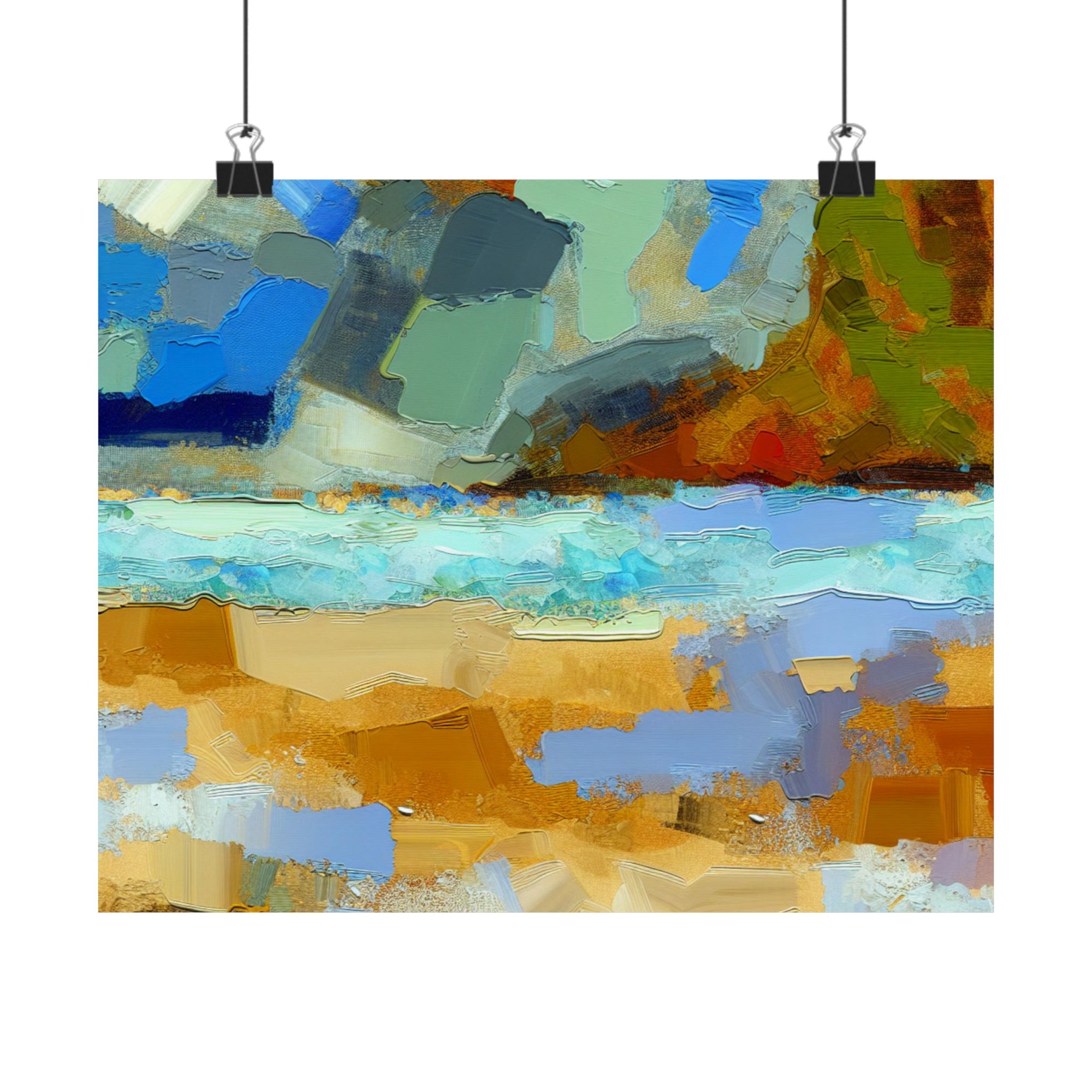 Seaside Reverie | Satin Print