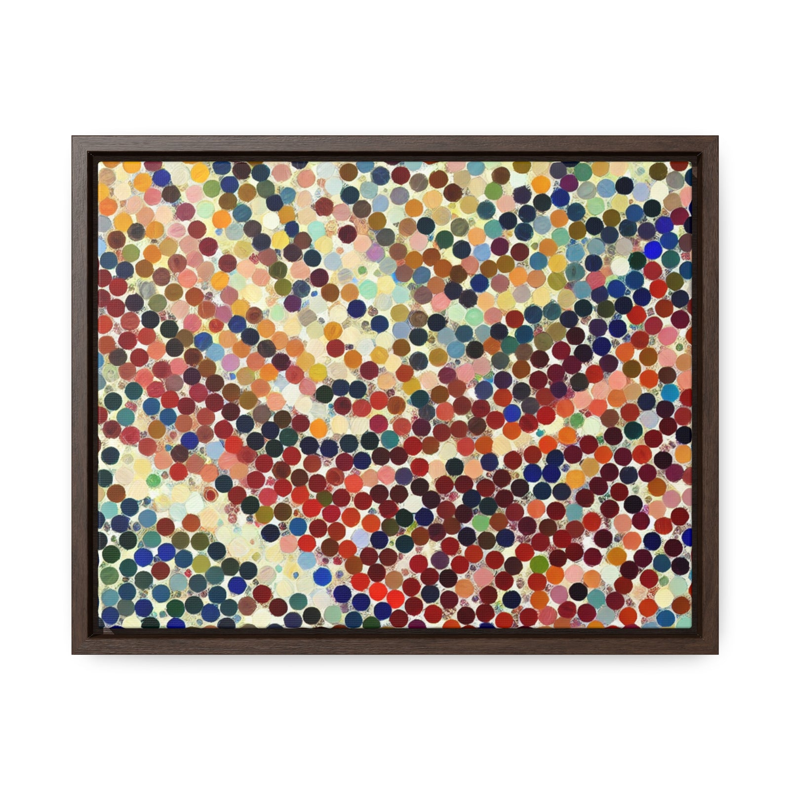 Waves of Colorful Whispers | Framed Canvas