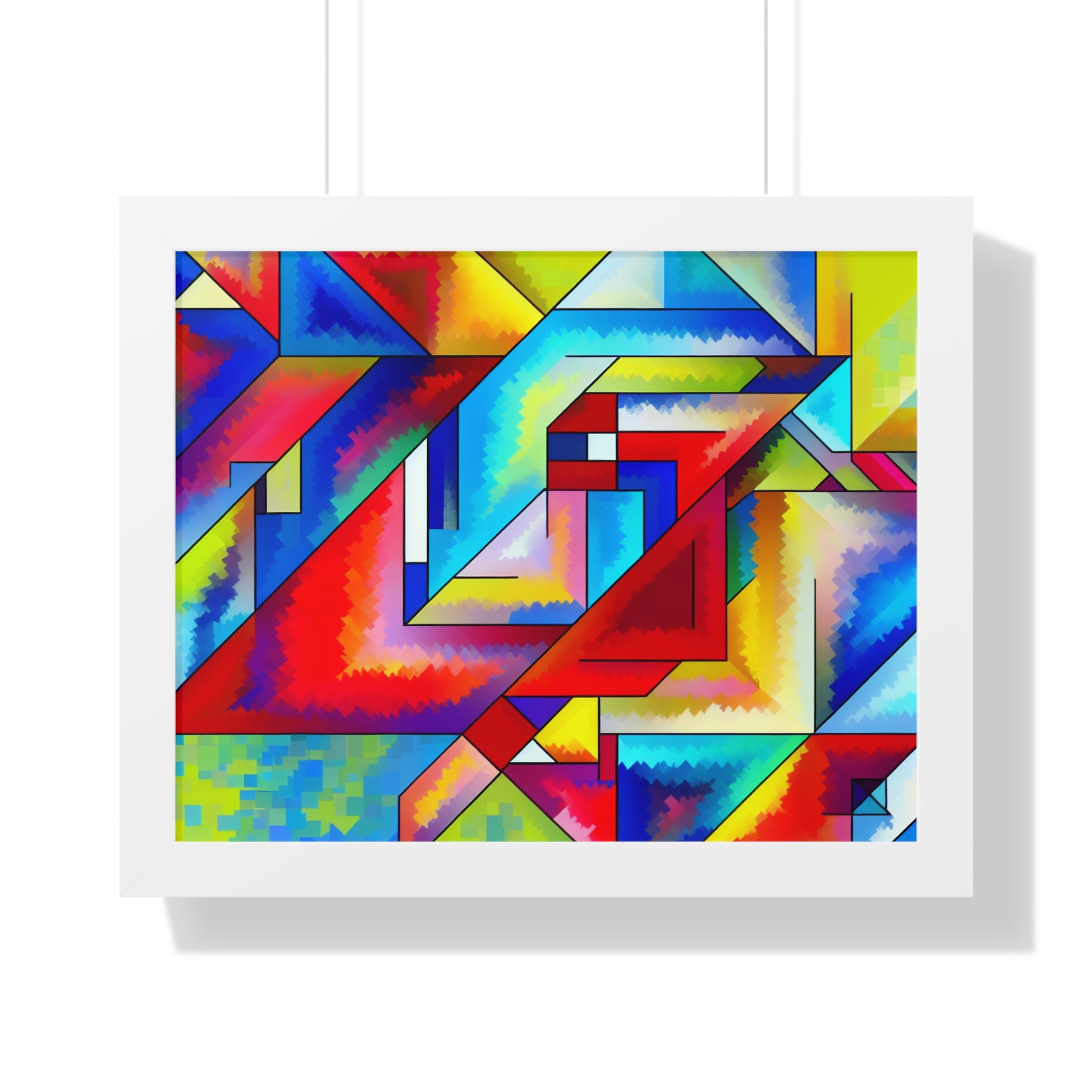 Energetic Harmony in Shapes | Framed Print