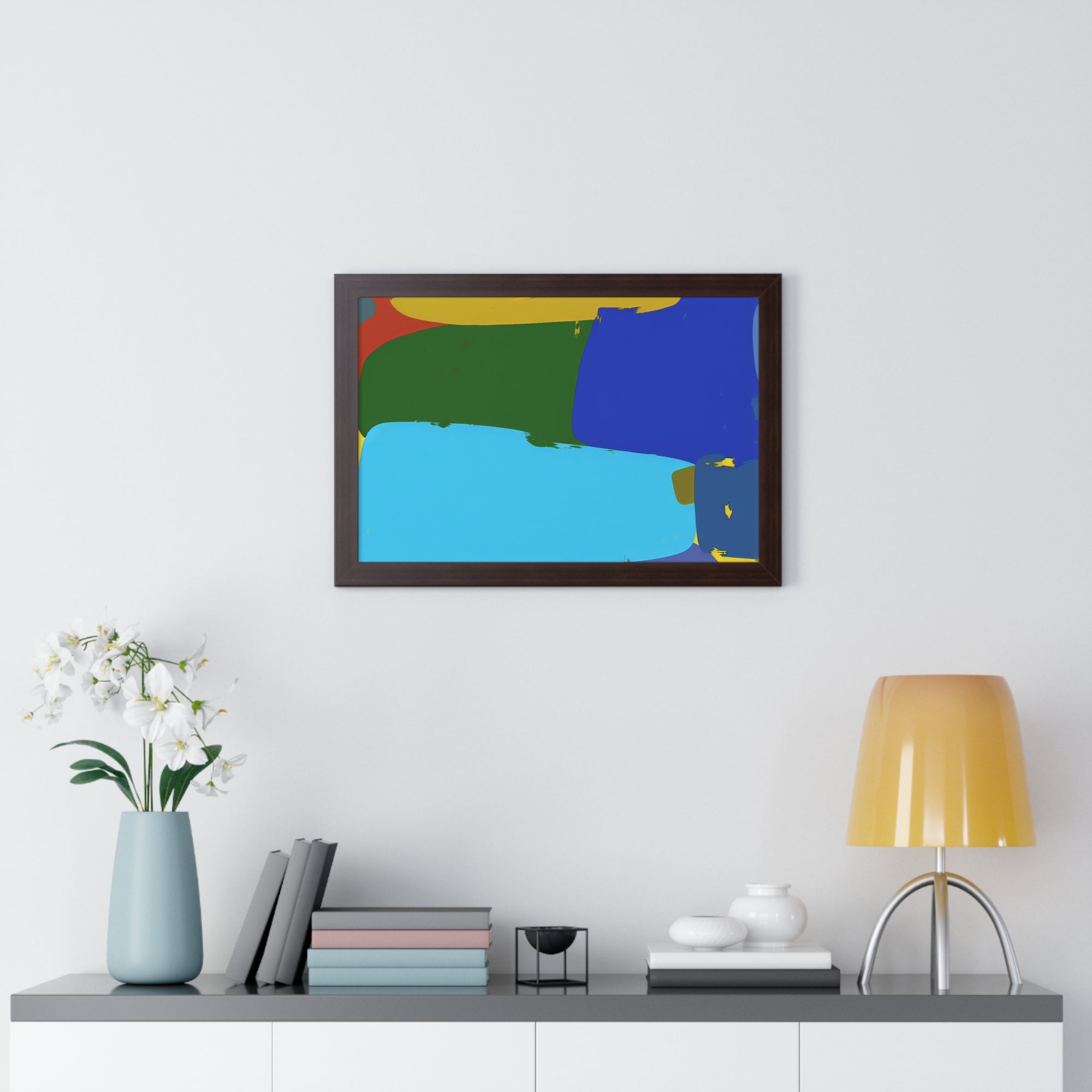 Vibrant Echoes of Energy | Framed Print