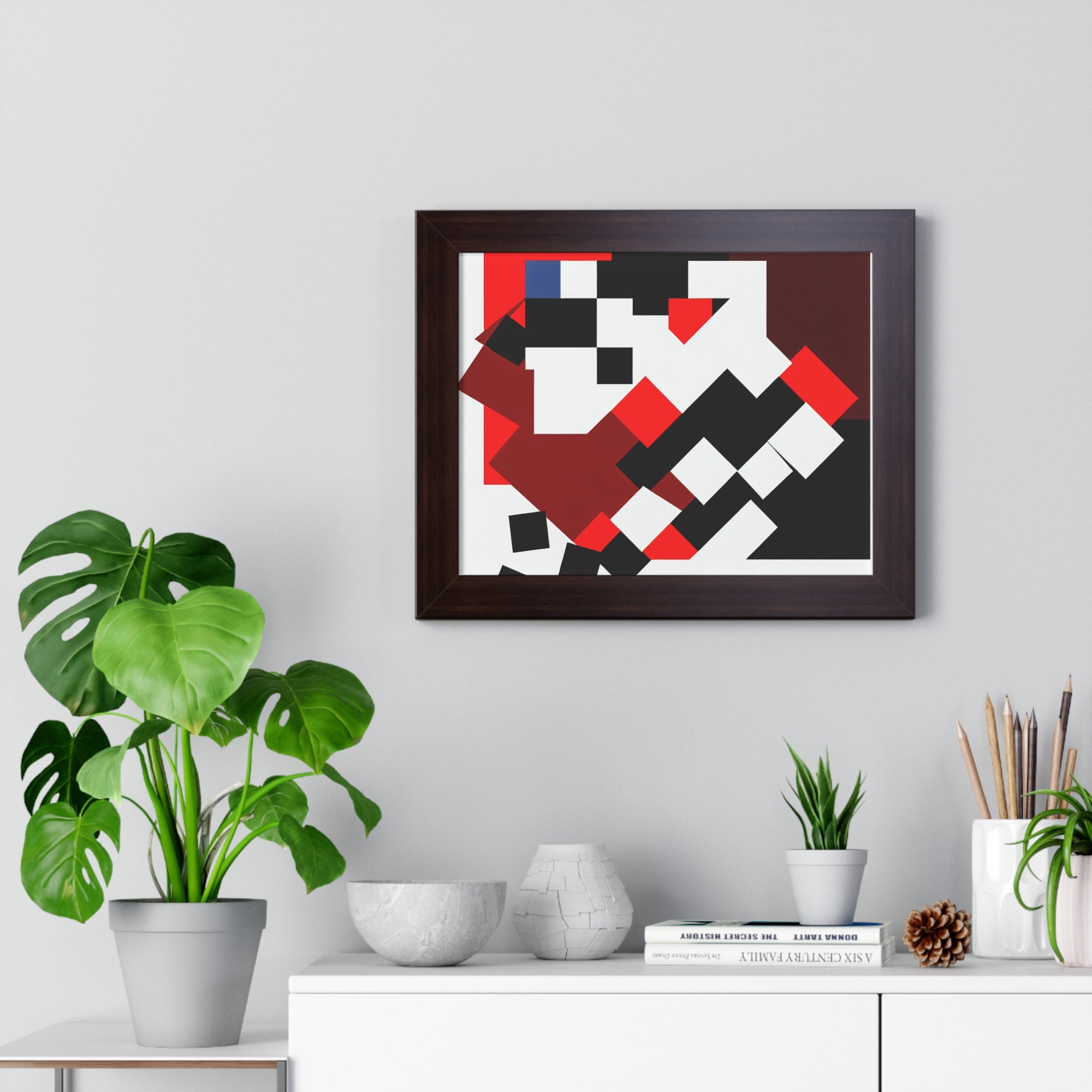 Eclipsed Geometry and Emotion | Framed Print